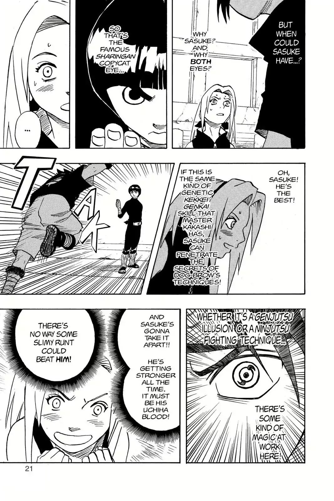 Naruto Chapter 37 page 22 - Chapter 37: A Total Mismatch