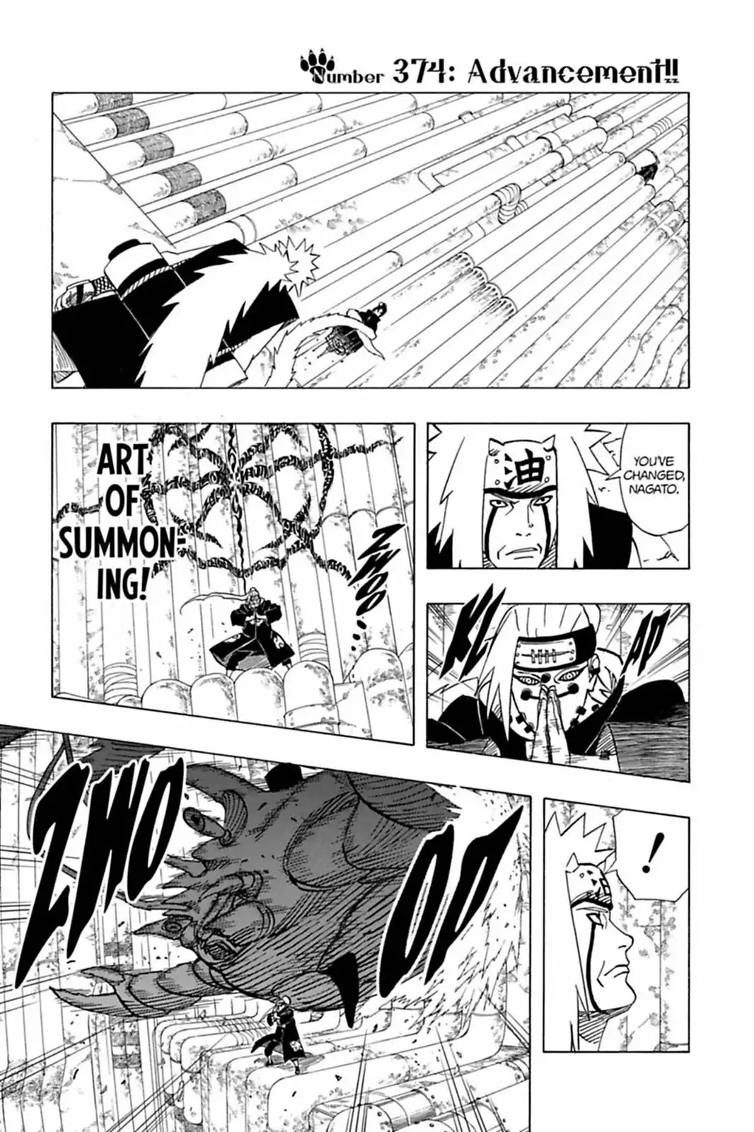 Naruto Chapter 374 page 1 - Chapter 374: Advancement!