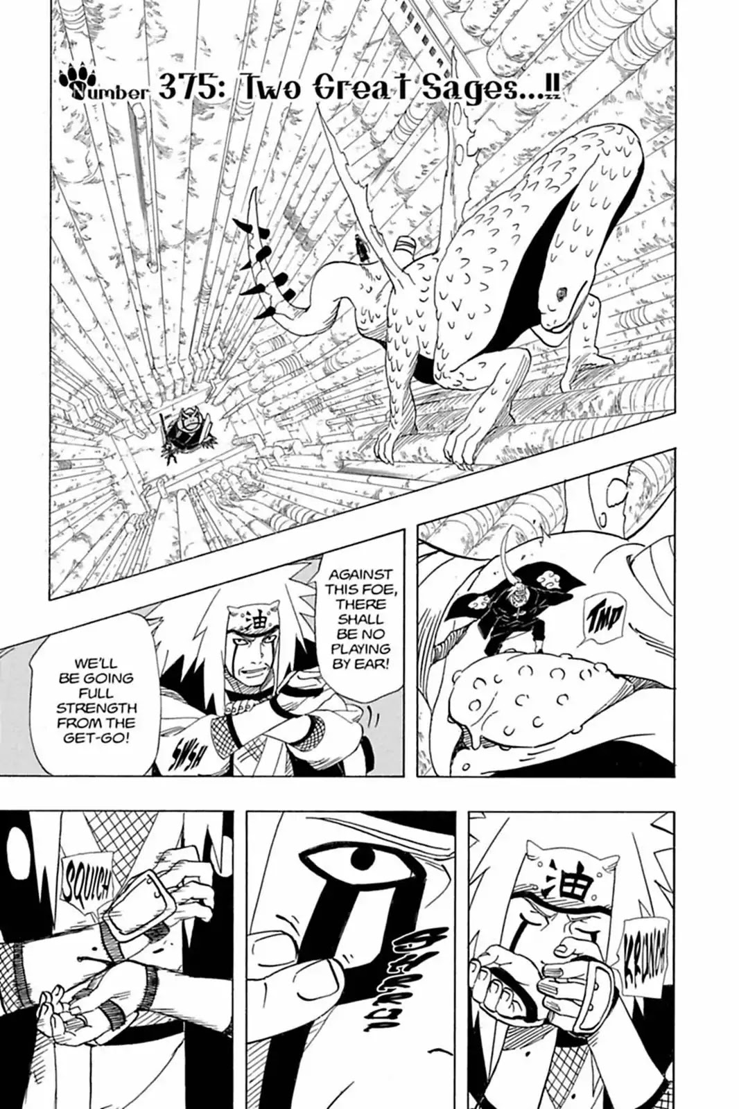 Naruto Chapter 375 page 1 - Chapter 375: Two Great Sages..!!