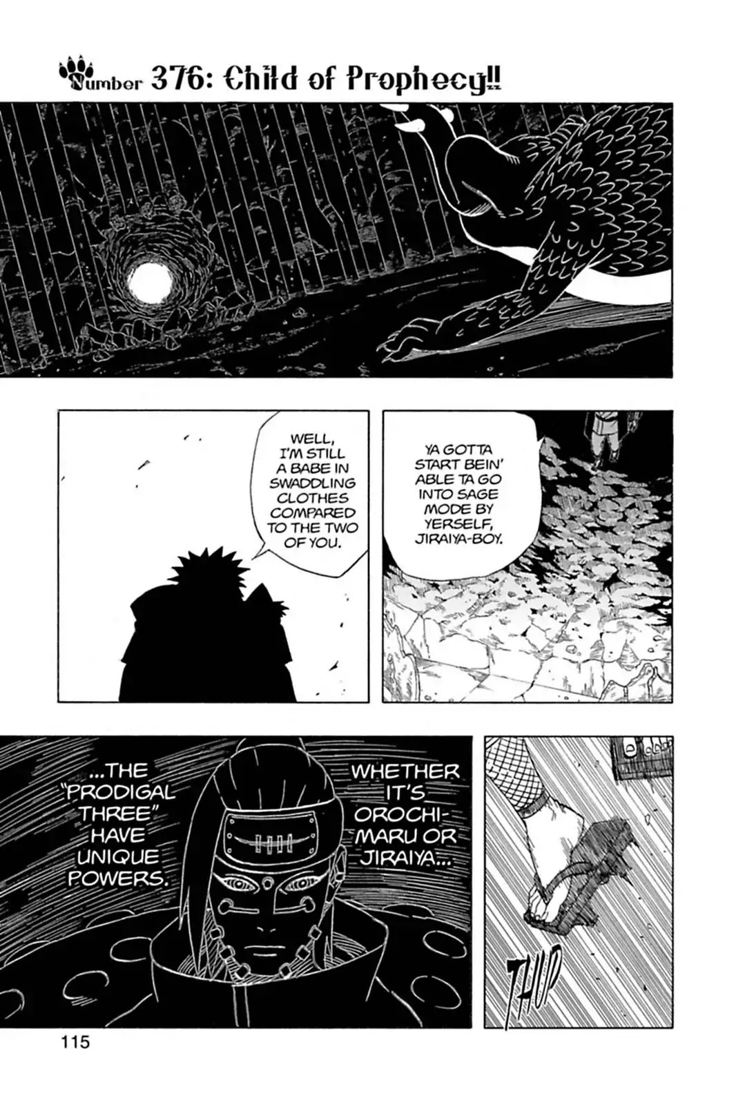 Naruto Chapter 376 page 1 - Chapter 376: Child Of Prophecy