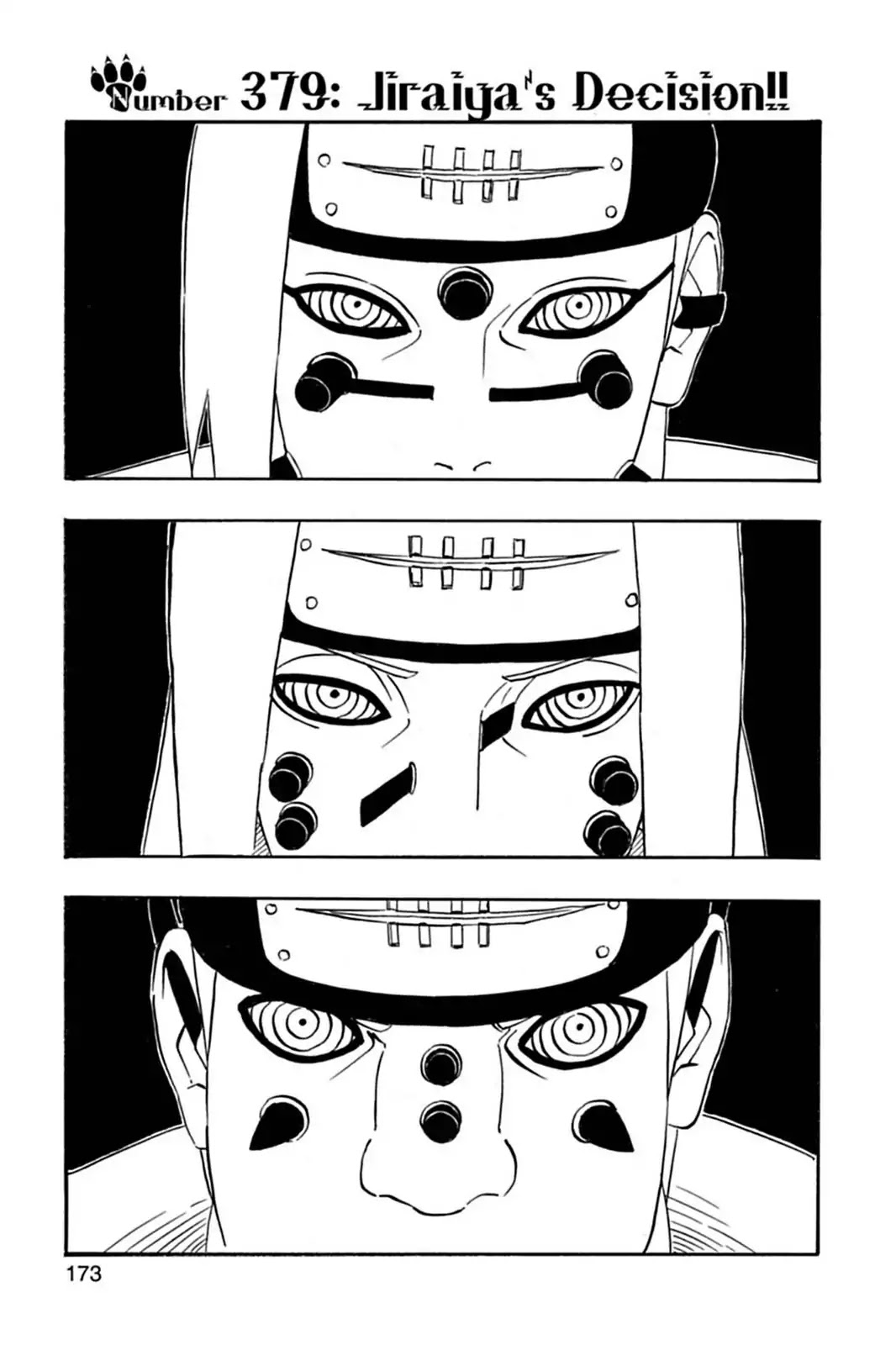 Naruto Chapter 379 page 1 - Chapter 379: Jiraiya's Decision!!