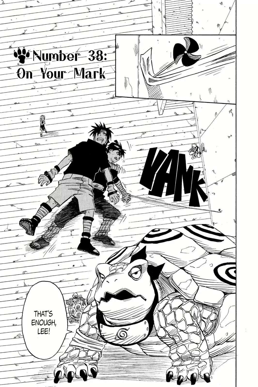 Naruto Chapter 38 page 1 - Chapter 38: On Your Mark