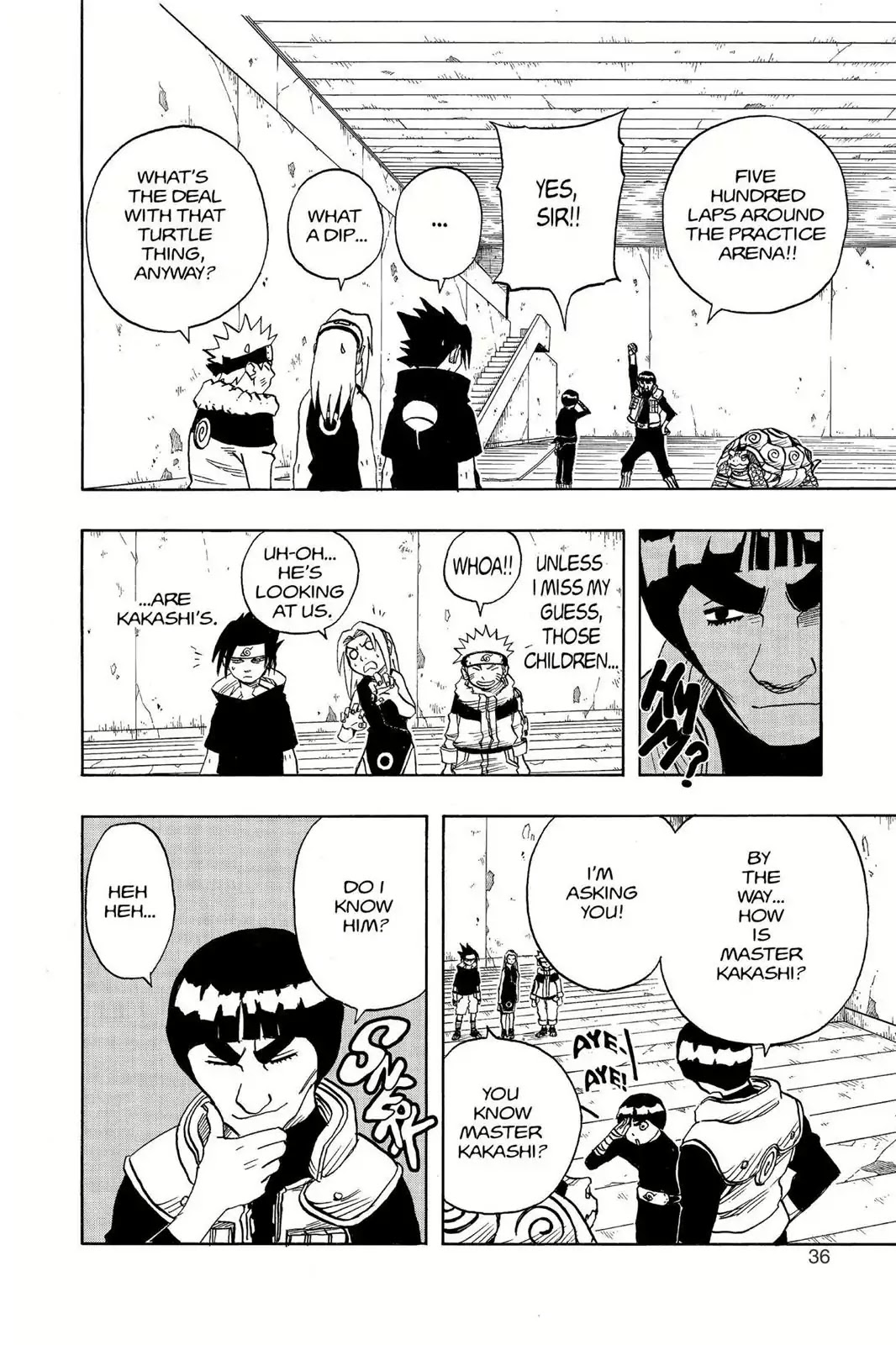 Naruto Chapter 38 page 10 - Chapter 38: On Your Mark