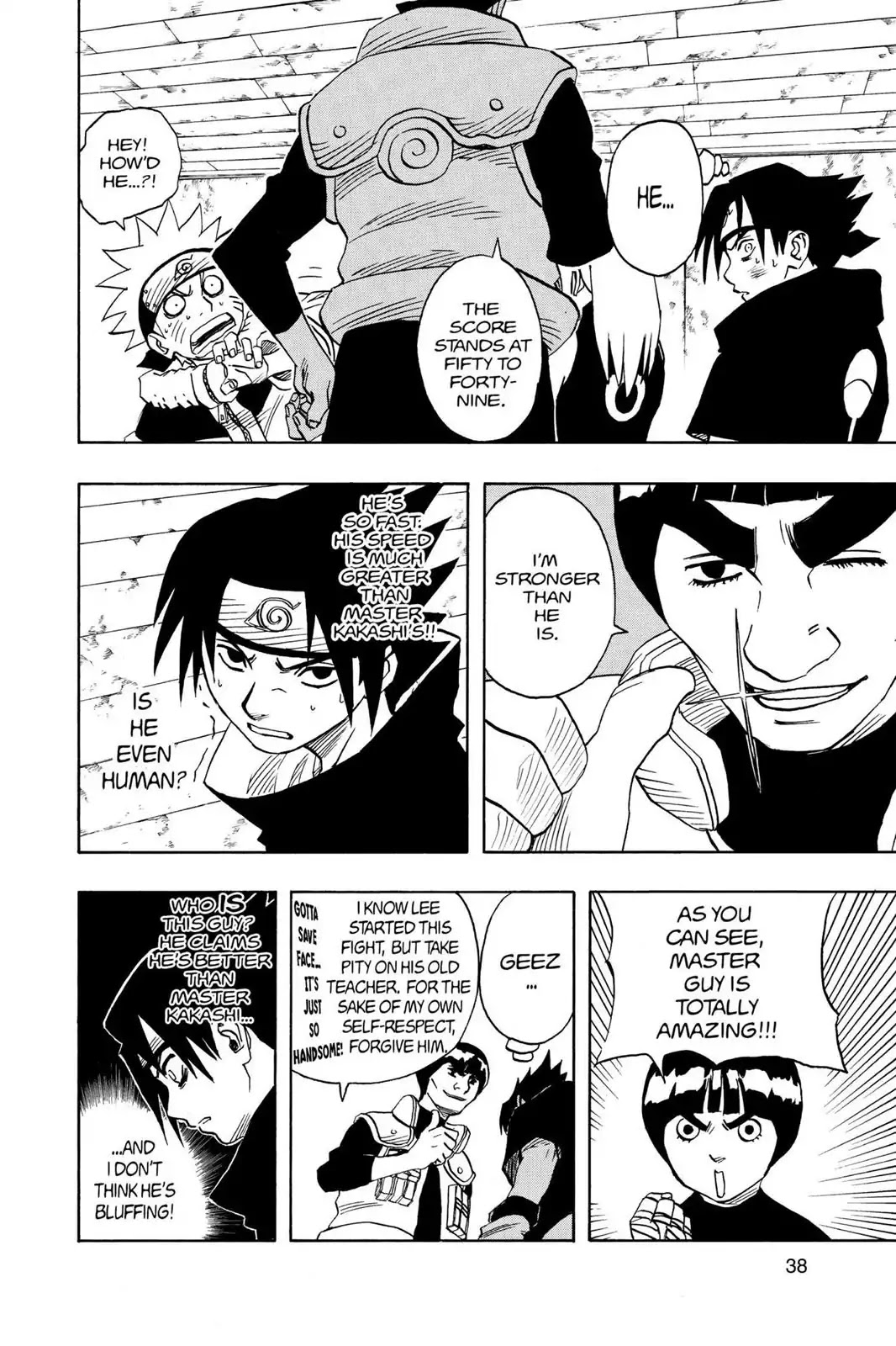 Naruto Chapter 38 page 12 - Chapter 38: On Your Mark
