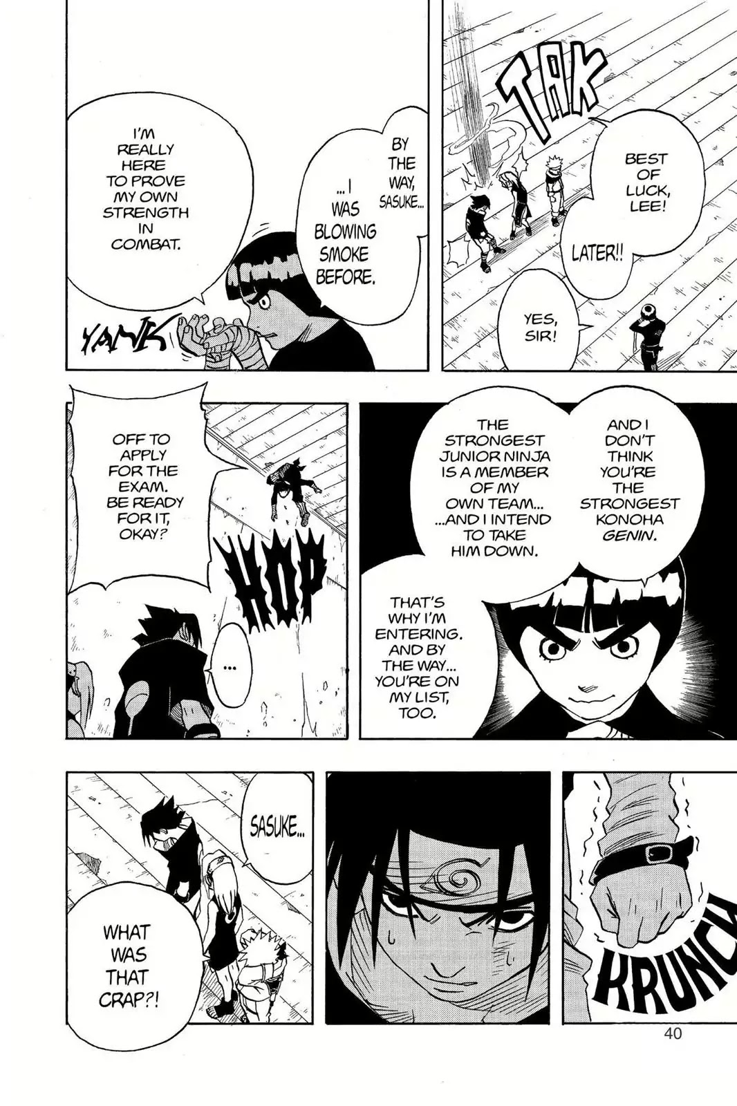 Naruto Chapter 38 page 14 - Chapter 38: On Your Mark