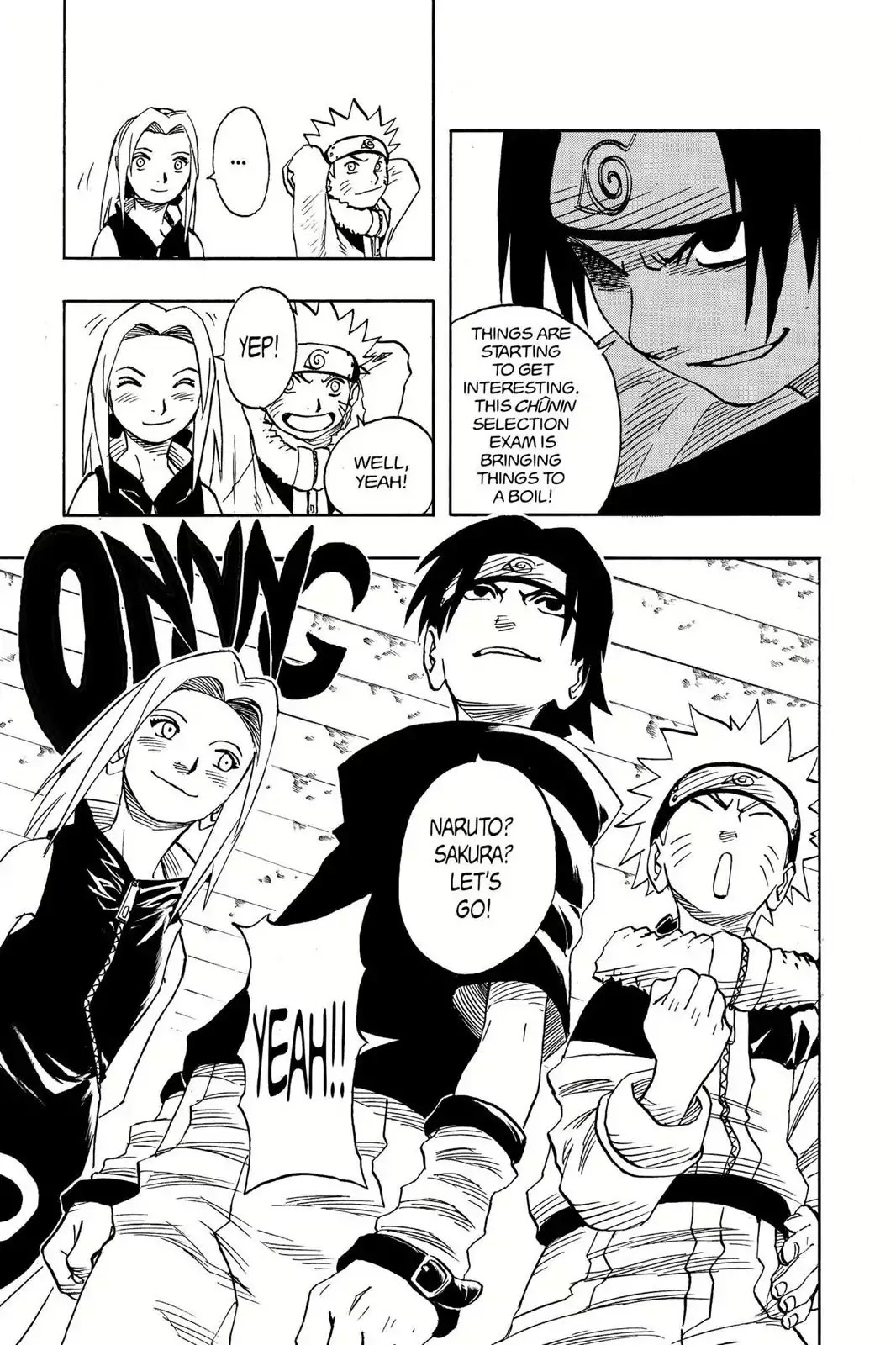 Naruto Chapter 38 page 17 - Chapter 38: On Your Mark