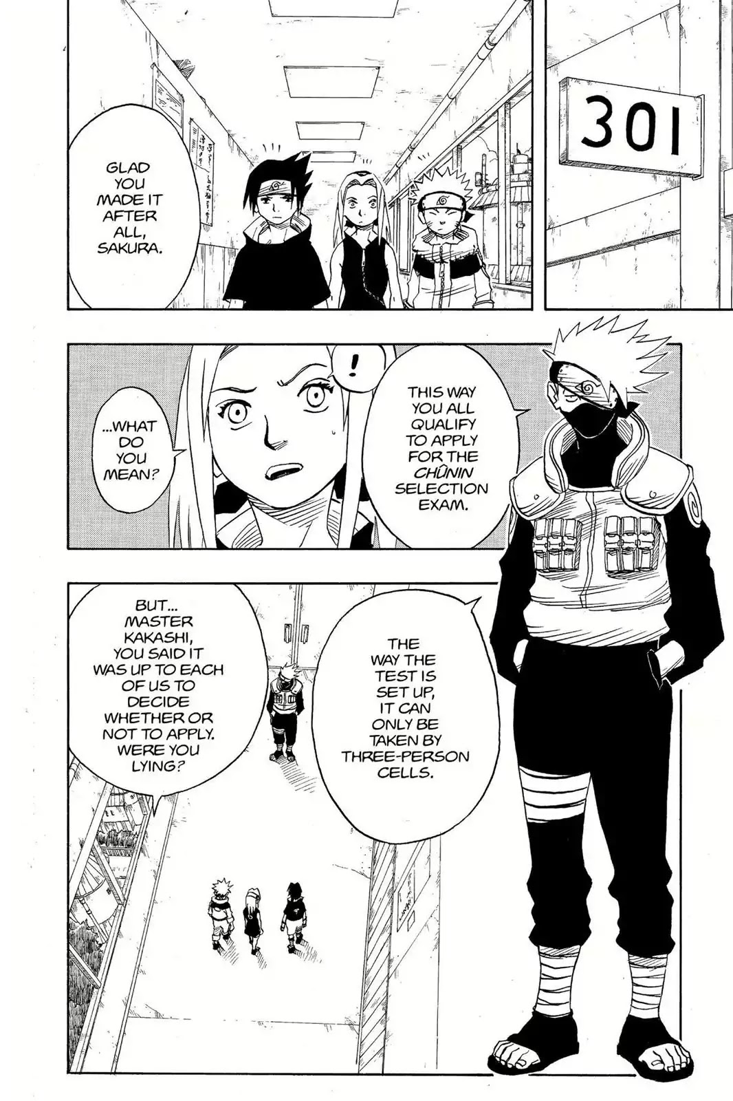 Naruto Chapter 38 page 18 - Chapter 38: On Your Mark