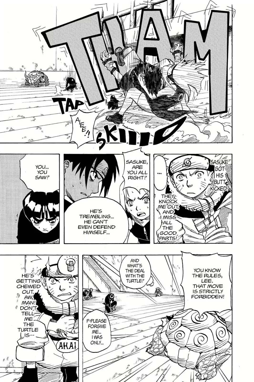 Naruto Chapter 38 page 3 - Chapter 38: On Your Mark