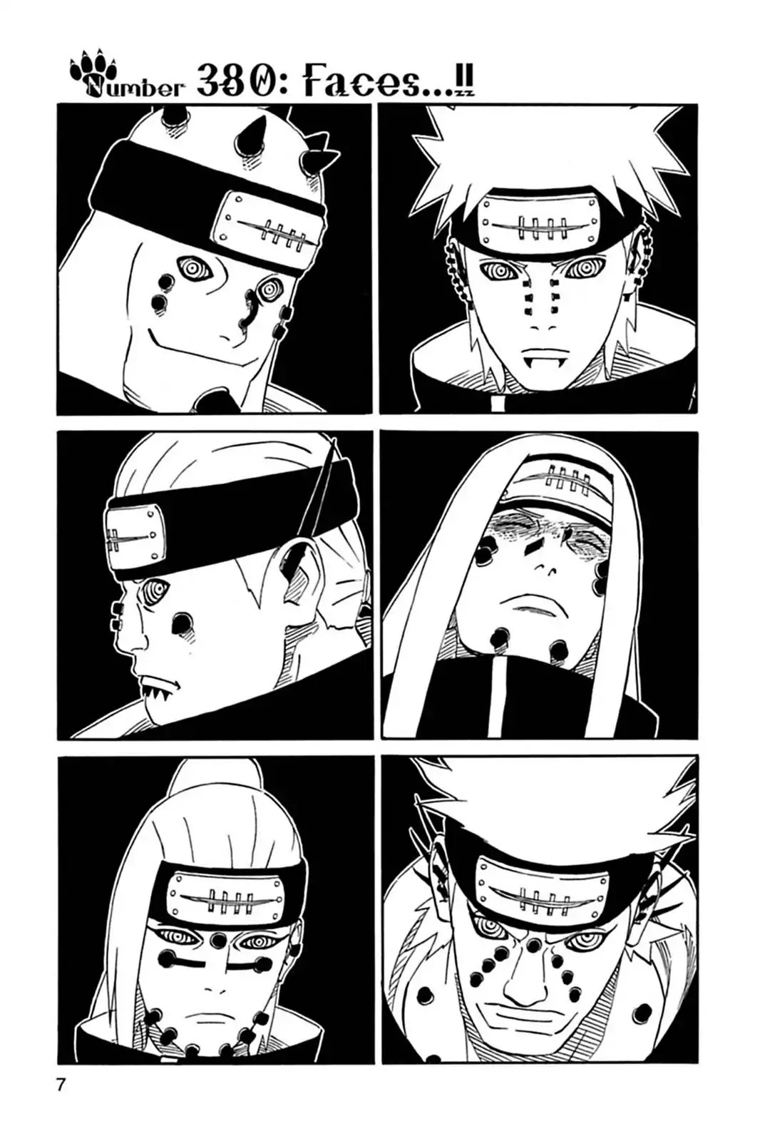 Naruto Chapter 380 page 8 - Chapter 380: Faces...!!