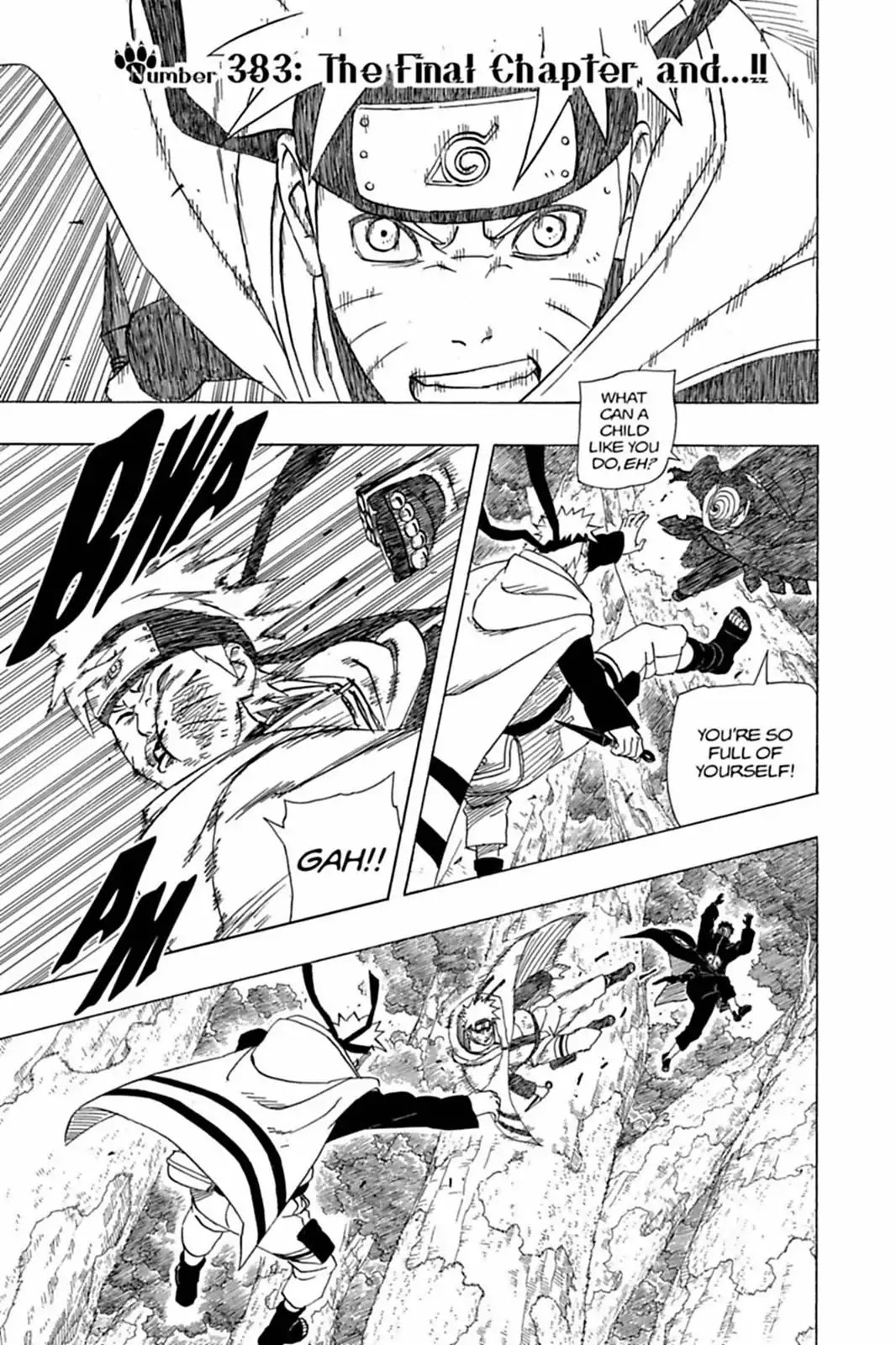 Naruto Chapter 383 page 1 - Chapter 383: The Final Chapter, And...!!