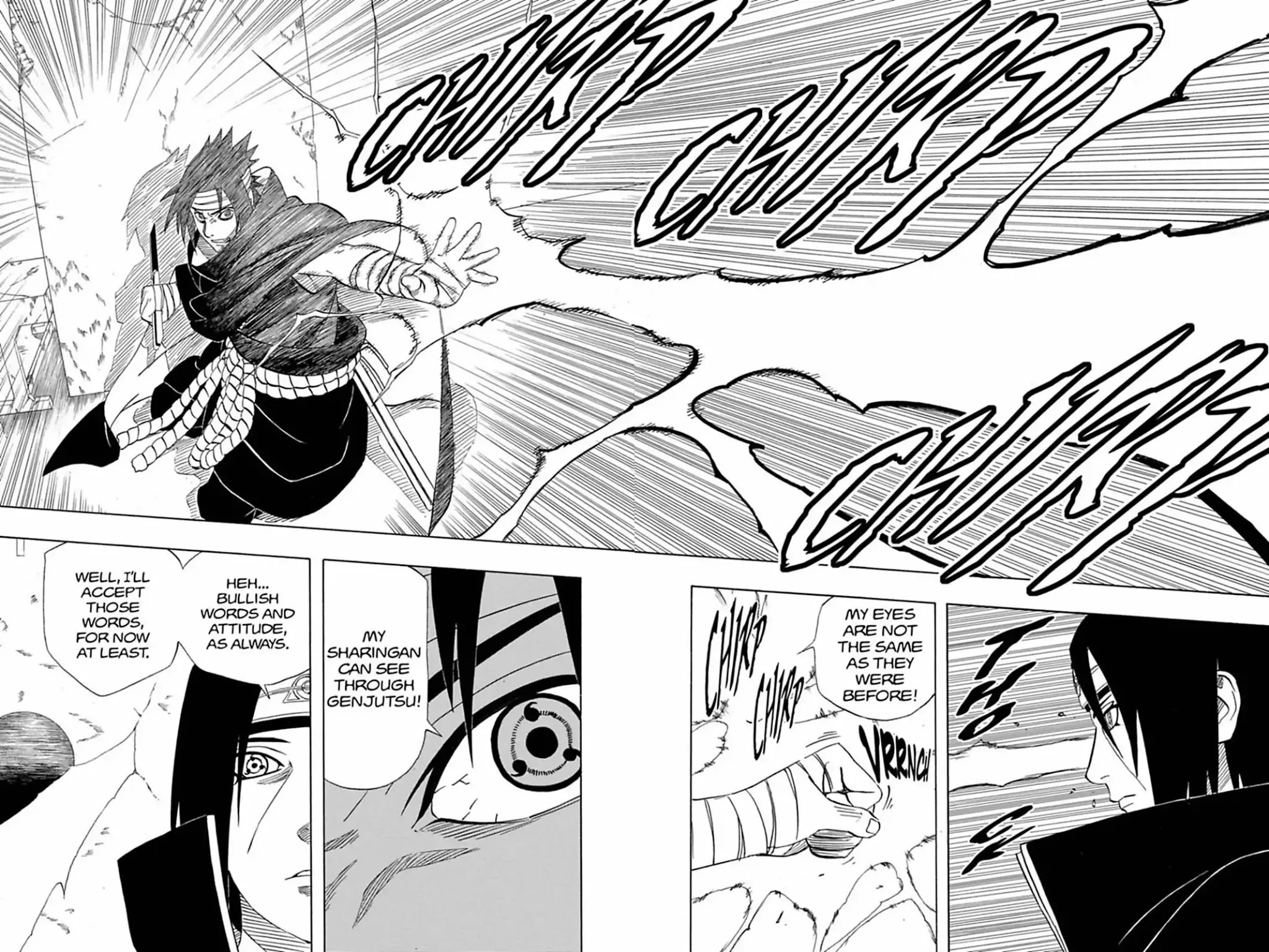 Naruto Chapter 385 page 10 - Chapter 385: The Secret Of Mangekyo!!
