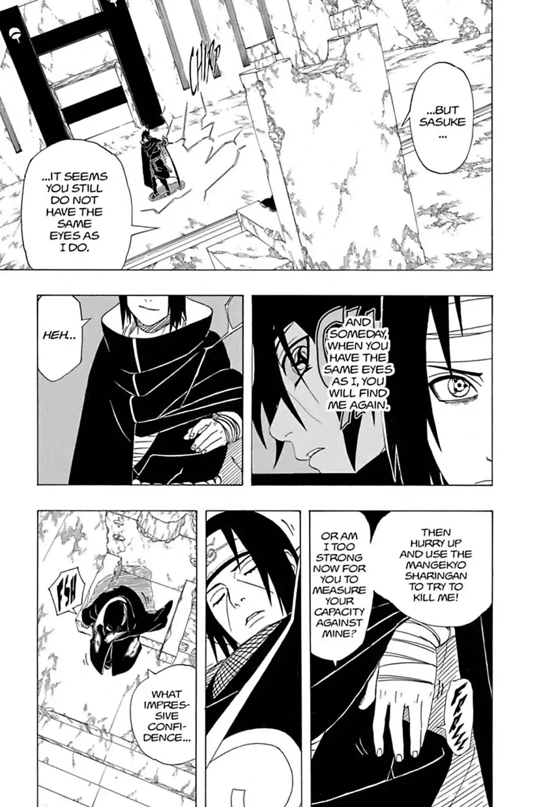 Naruto Chapter 385 page 12 - Chapter 385: The Secret Of Mangekyo!!