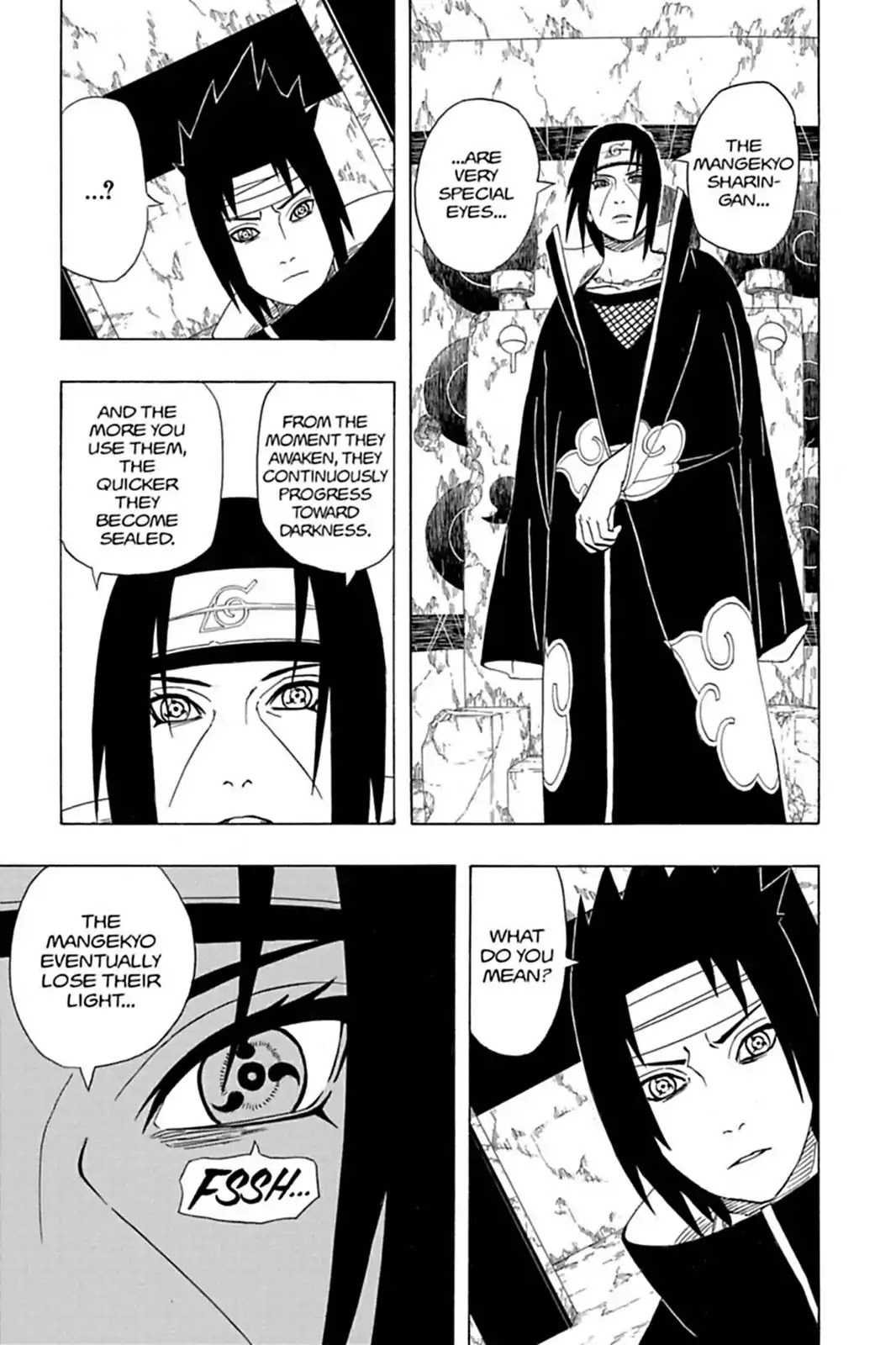 Naruto Chapter 385 page 14 - Chapter 385: The Secret Of Mangekyo!!