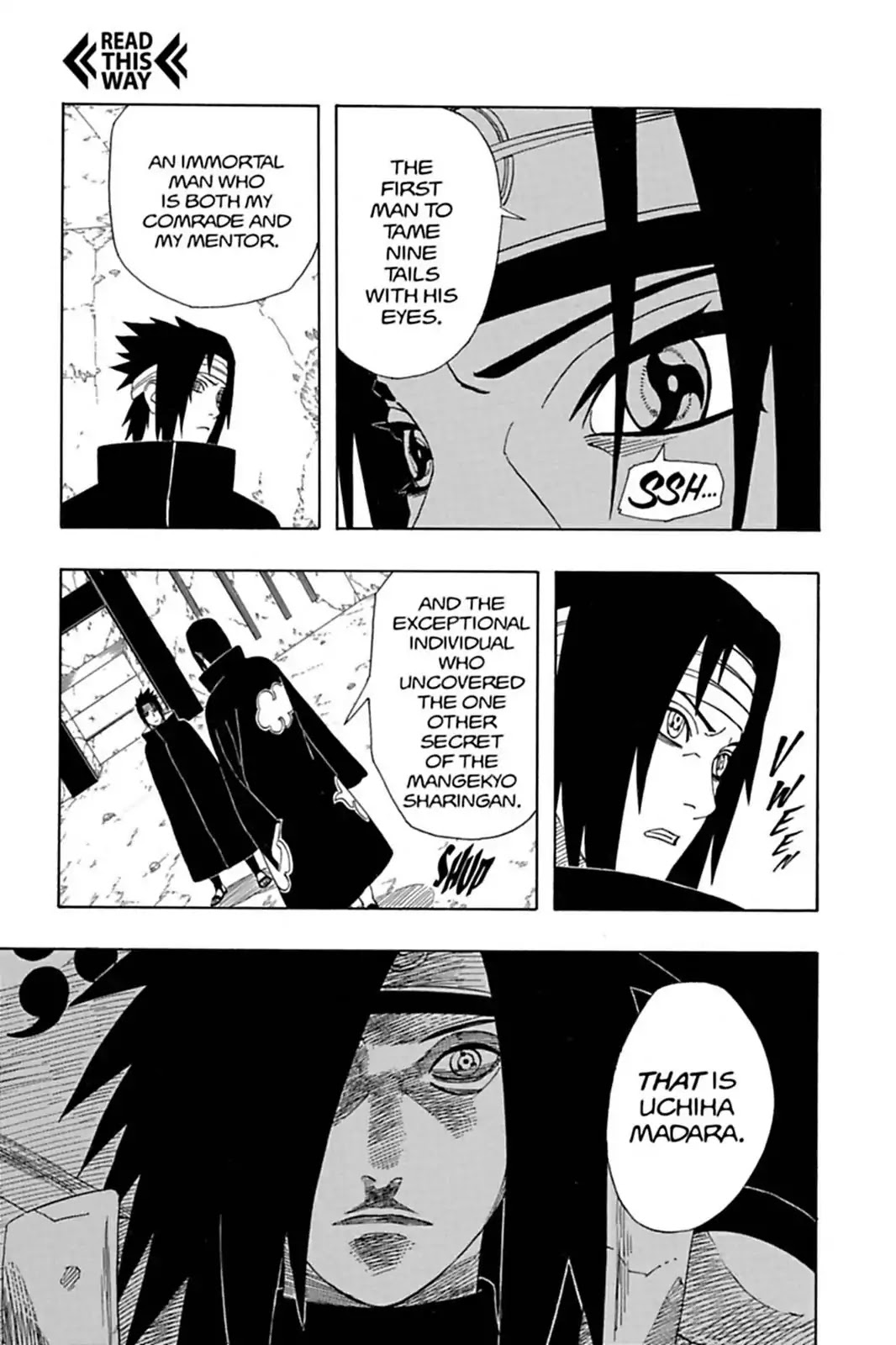 Naruto Chapter 385 page 16 - Chapter 385: The Secret Of Mangekyo!!