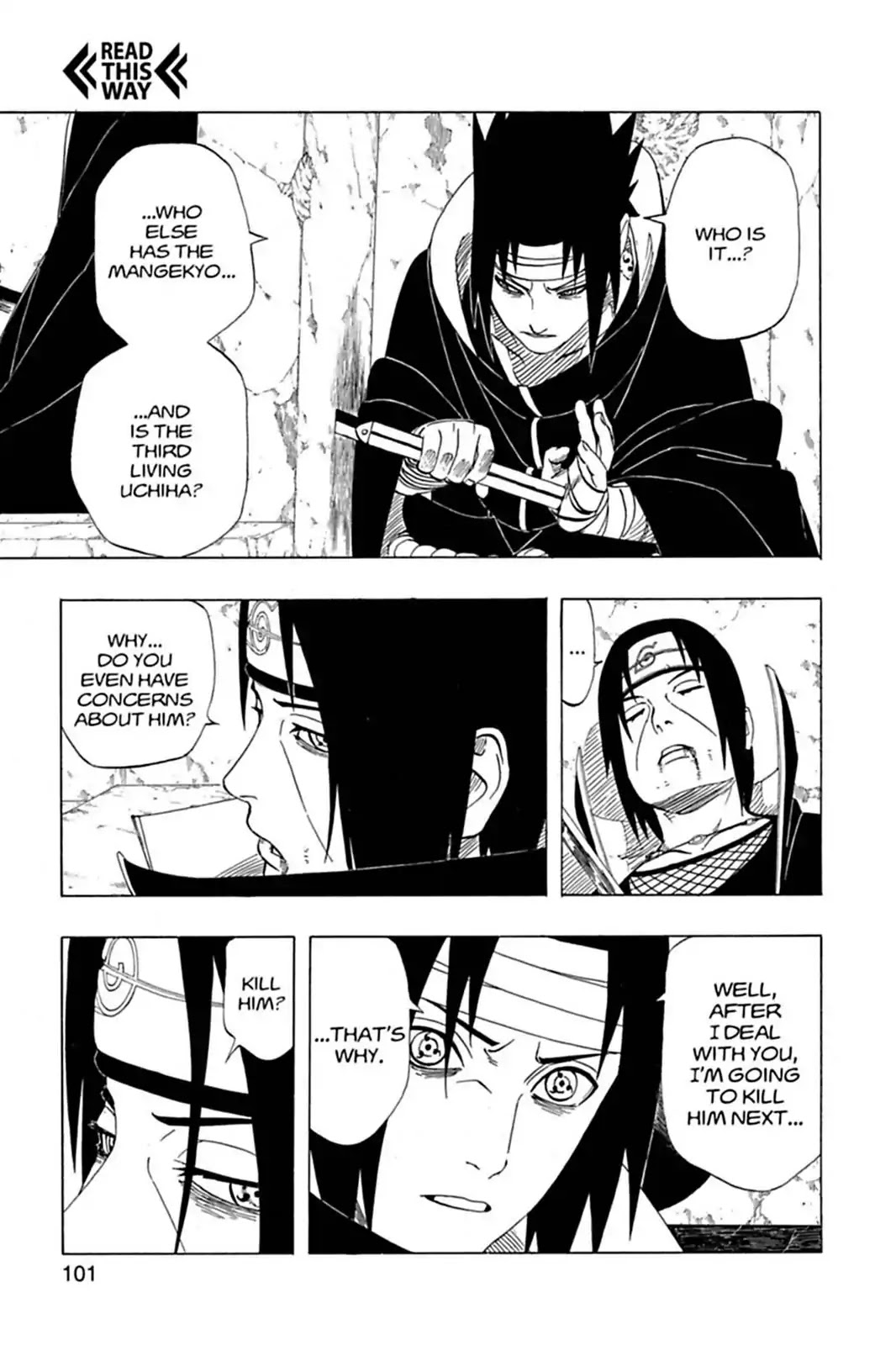 Naruto Chapter 385 page 3 - Chapter 385: The Secret Of Mangekyo!!