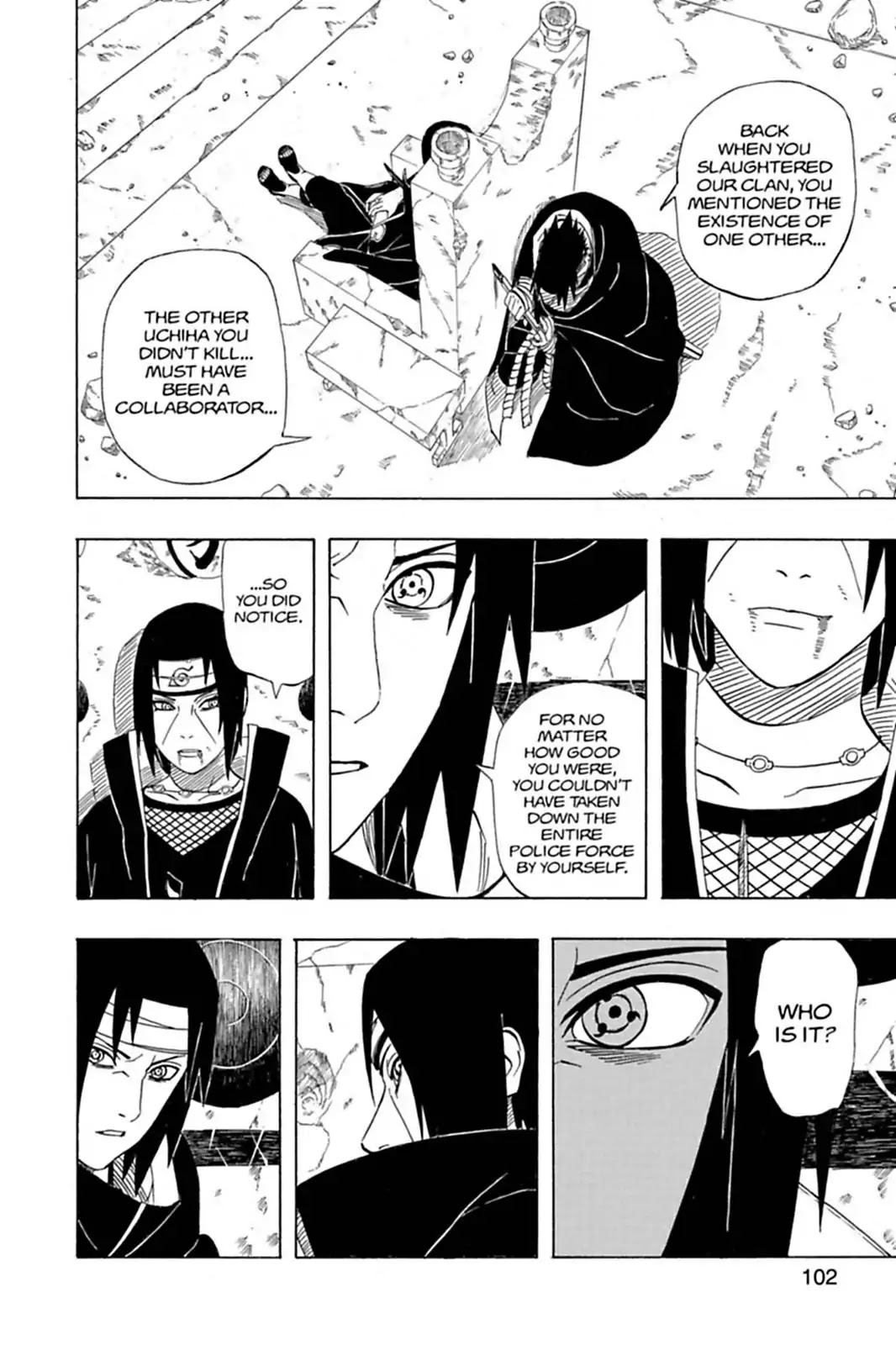 Naruto Chapter 385 page 4 - Chapter 385: The Secret Of Mangekyo!!