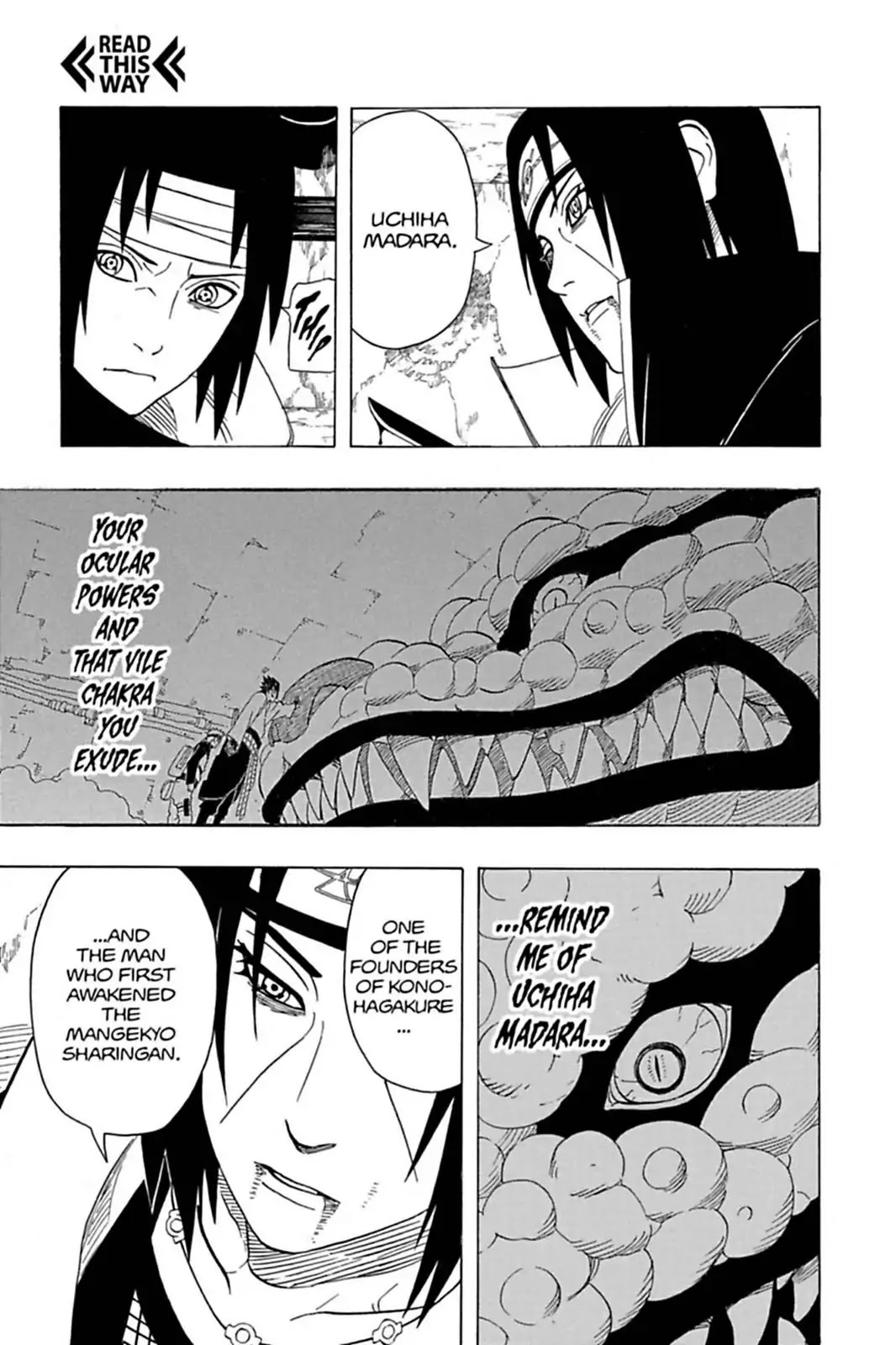 Naruto Chapter 385 page 5 - Chapter 385: The Secret Of Mangekyo!!