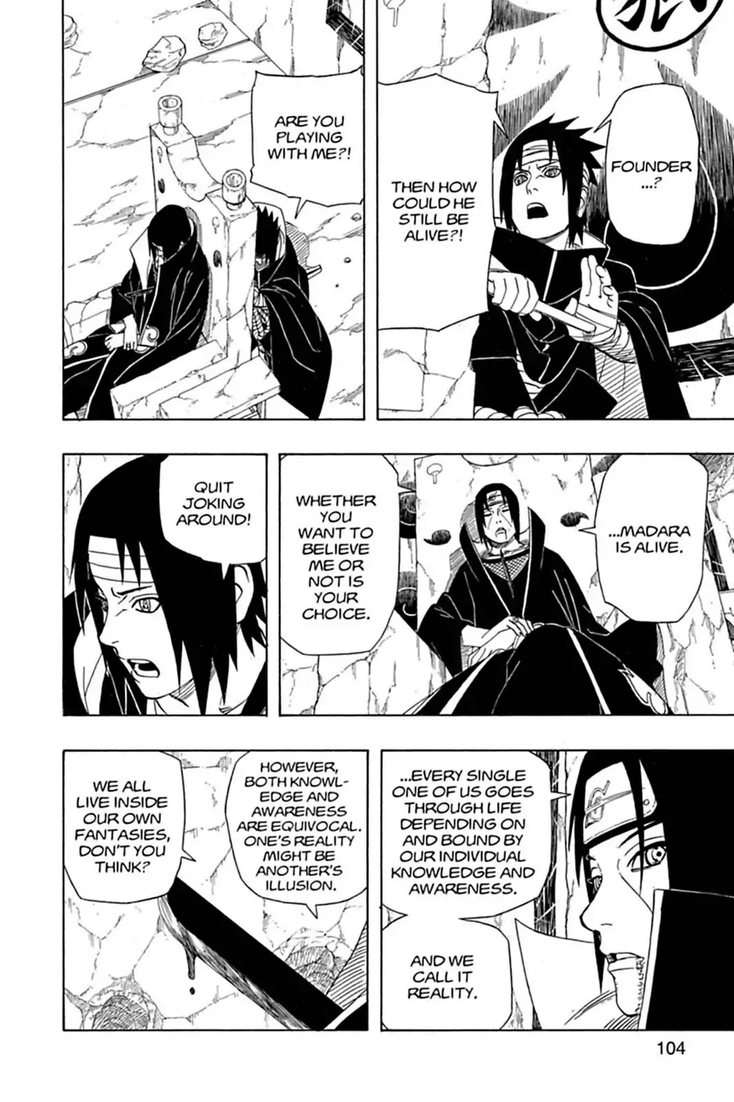 Naruto Chapter 385 page 6 - Chapter 385: The Secret Of Mangekyo!!