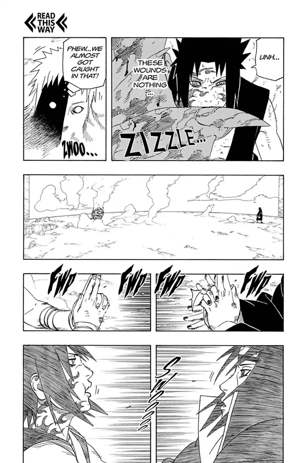 Naruto Chapter 389 page 13 - Chapter 389: Sasuke's Flow!!