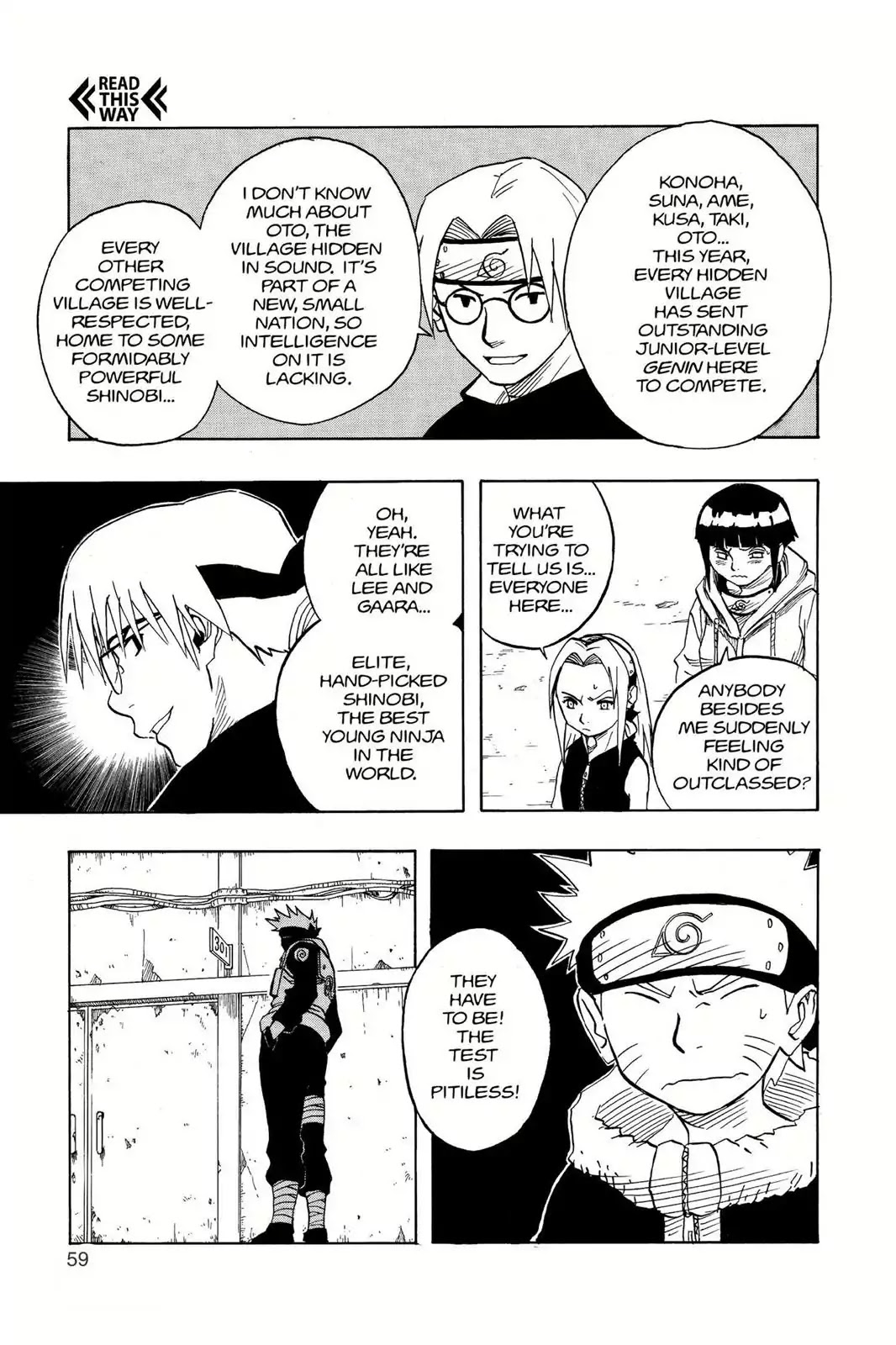 Naruto Chapter 39 page 13 - Chapter 39: The Challengers!!