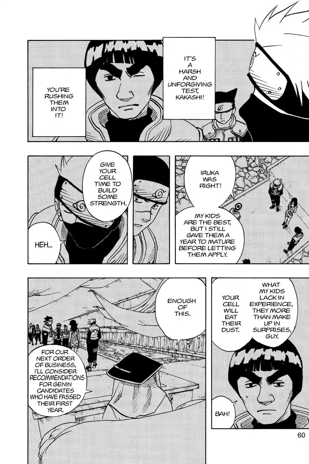 Naruto Chapter 39 page 14 - Chapter 39: The Challengers!!