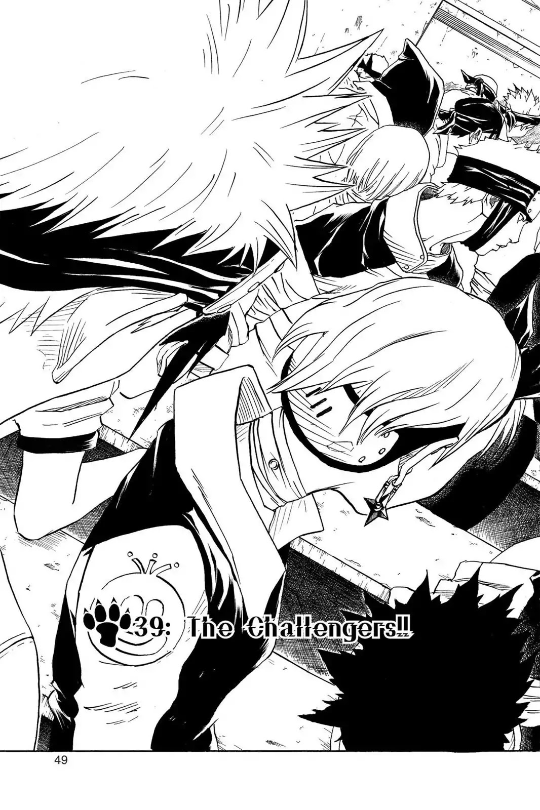Naruto Chapter 39 page 3 - Chapter 39: The Challengers!!