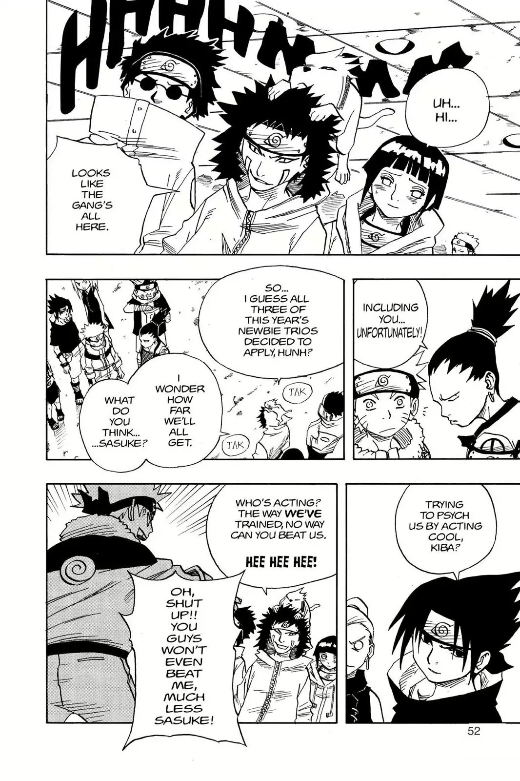Naruto Chapter 39 page 6 - Chapter 39: The Challengers!!