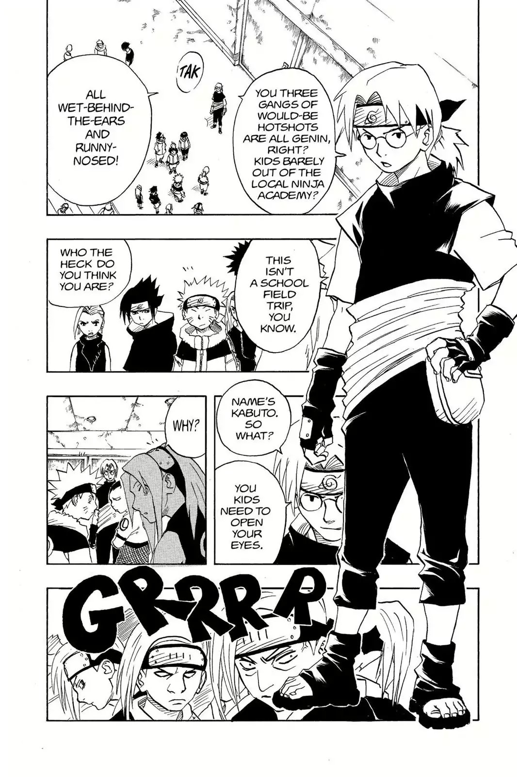 Naruto Chapter 39 page 8 - Chapter 39: The Challengers!!
