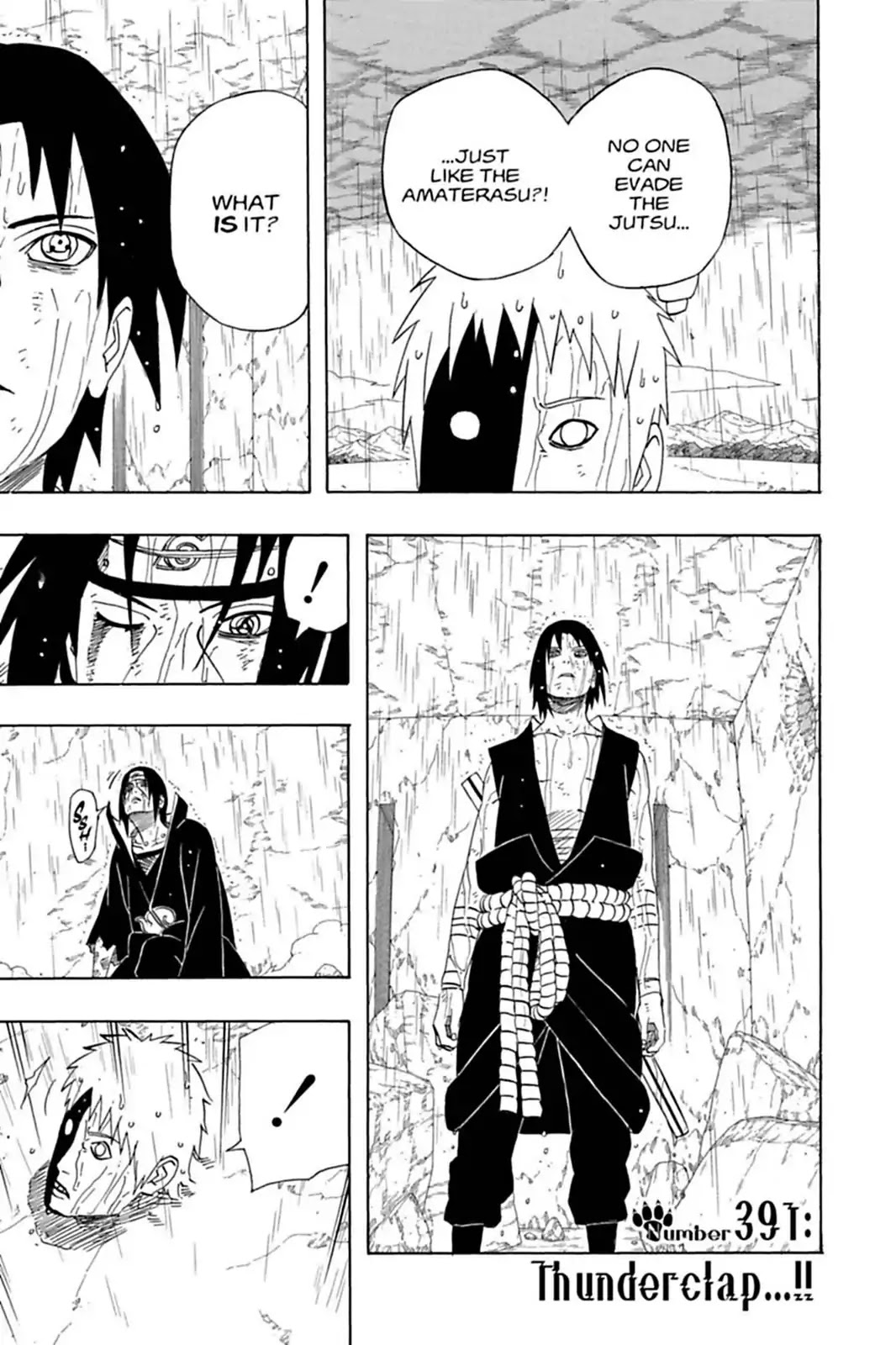 Naruto Chapter 391 page 1 - Chapter 391: Thunderclap...!!