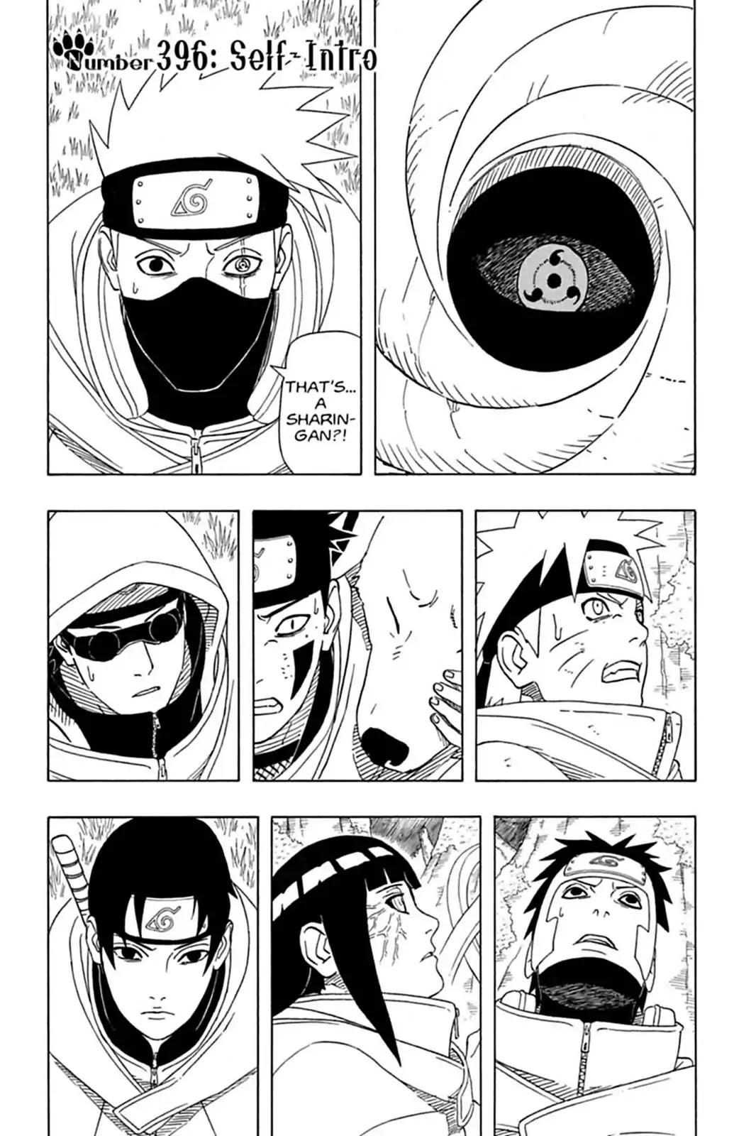 Naruto Chapter 396 page 1 - Chapter 396: Self-Intro