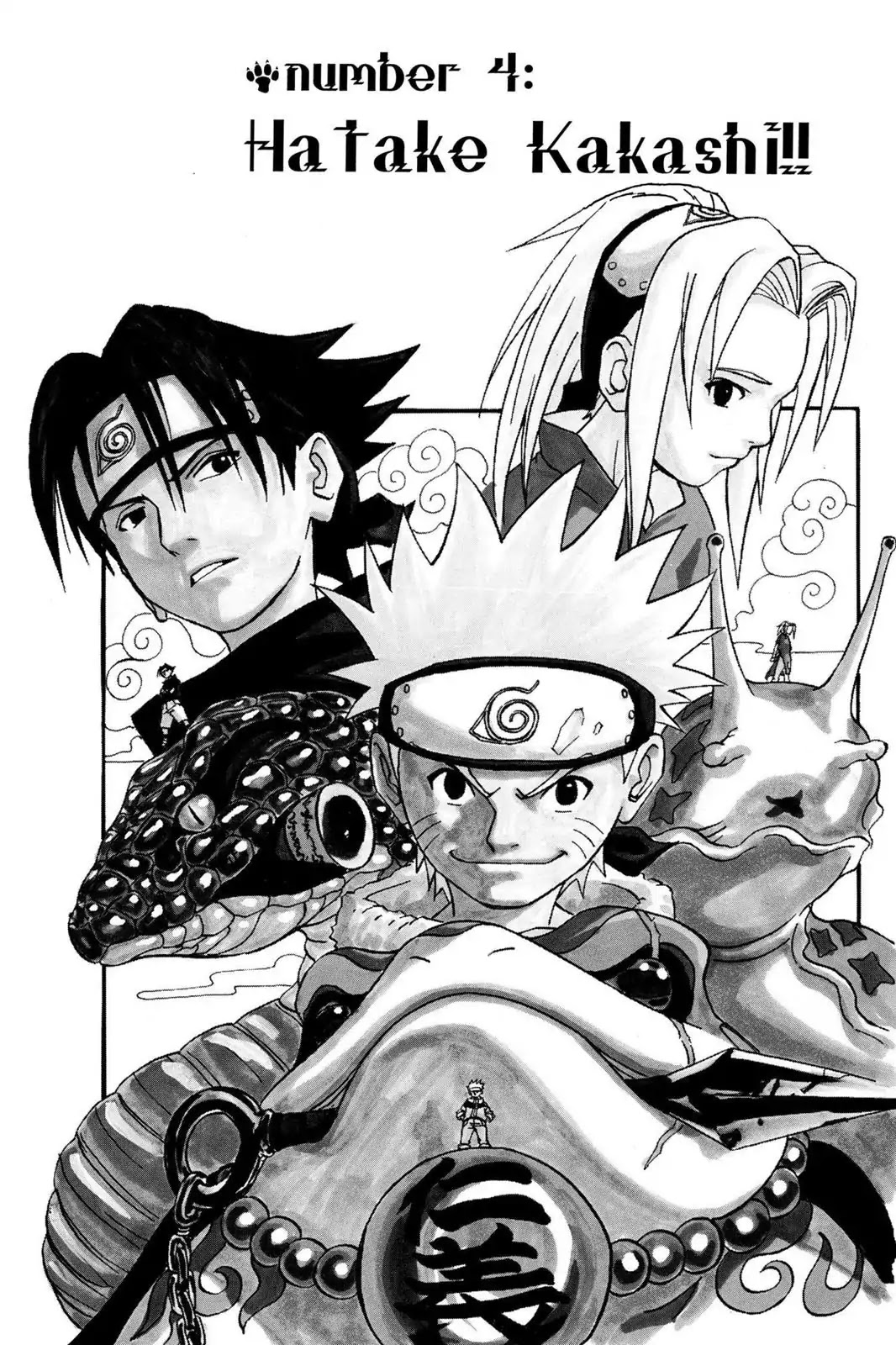 Naruto Chapter 4 page 1 - Chapter 4: Hatake Kakashi!!