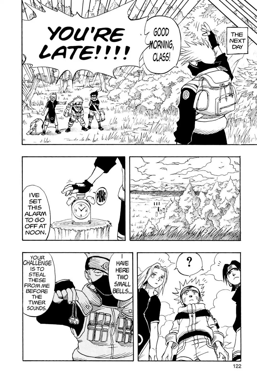 Naruto Chapter 4 page 14 - Chapter 4: Hatake Kakashi!!