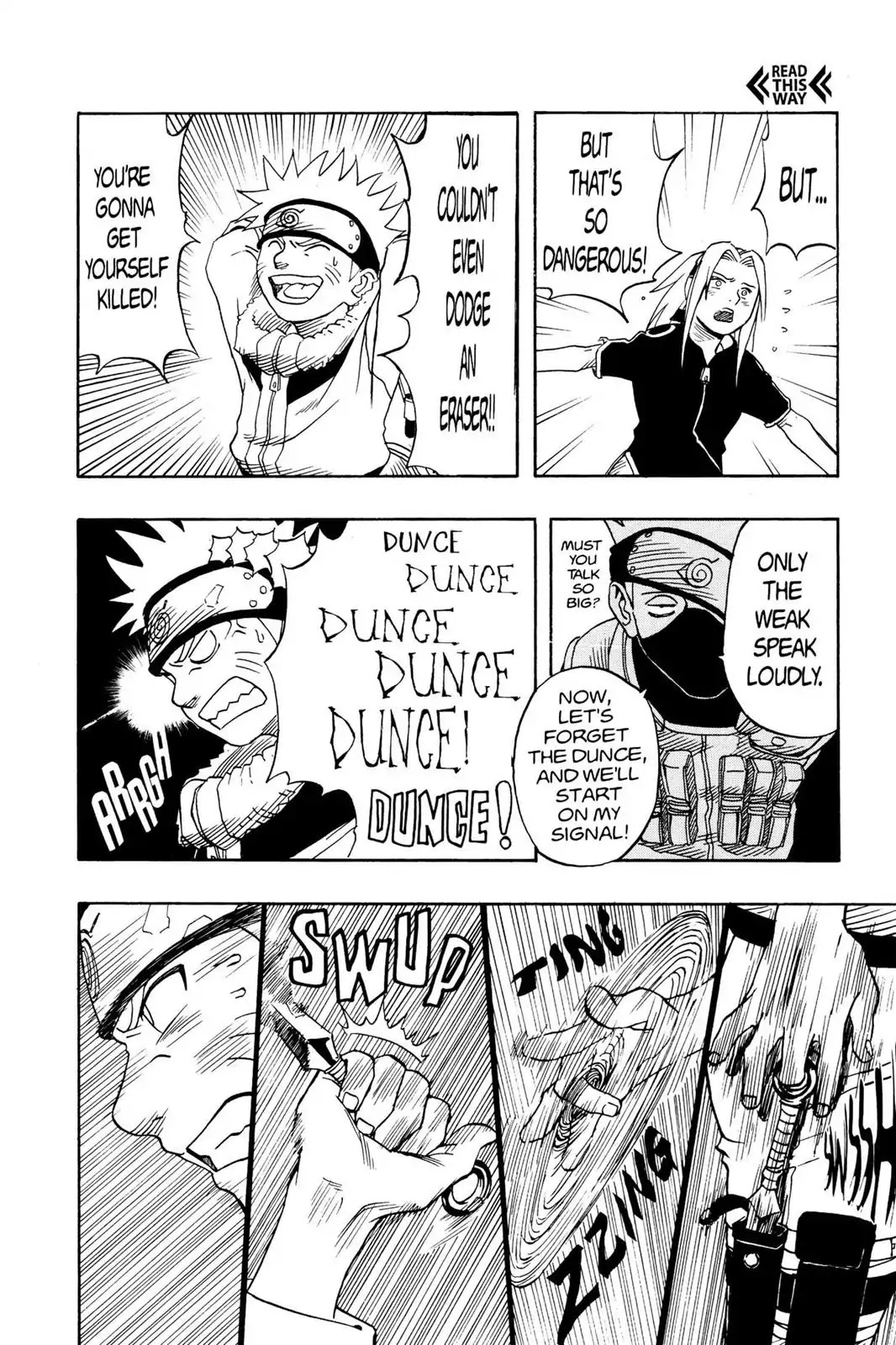 Naruto Chapter 4 page 16 - Chapter 4: Hatake Kakashi!!