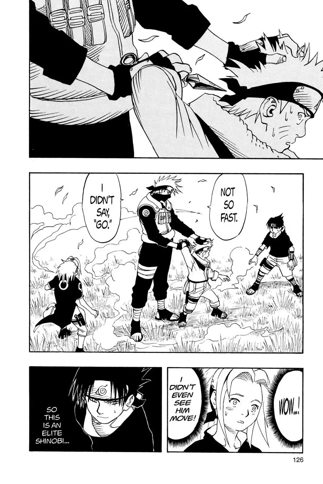 Naruto Chapter 4 page 18 - Chapter 4: Hatake Kakashi!!