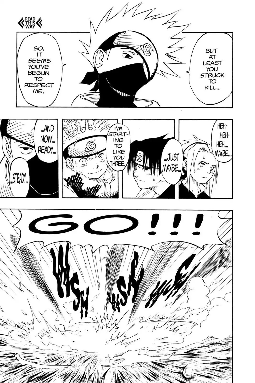 Naruto Chapter 4 page 19 - Chapter 4: Hatake Kakashi!!