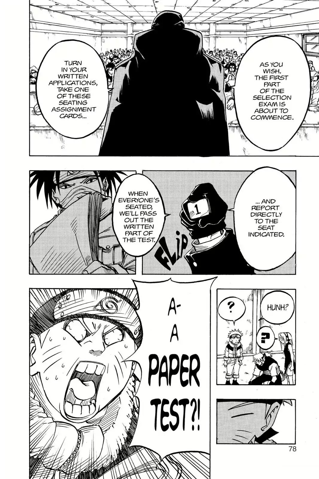 Naruto Chapter 40 page 14 - Chapter 40: The First Test