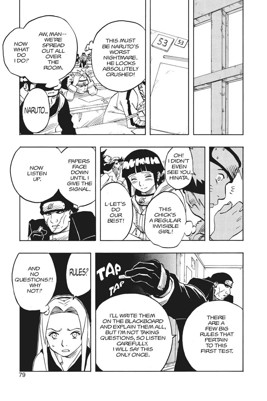 Naruto Chapter 40 page 15 - Chapter 40: The First Test