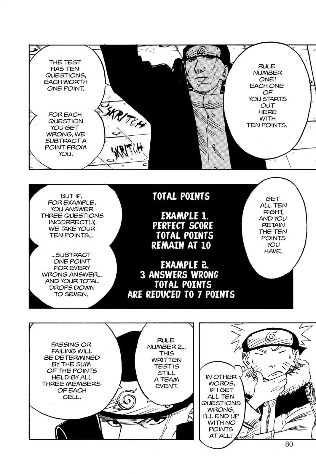 Naruto Chapter 40 page 16 - Chapter 40: The First Test