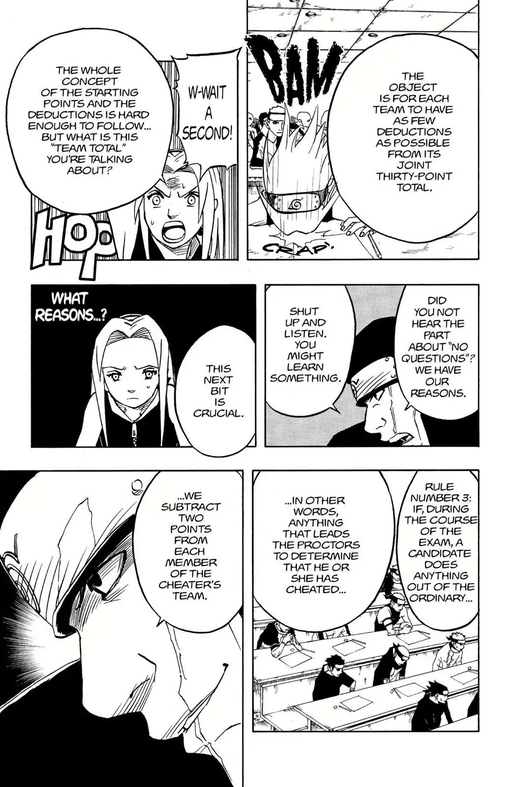 Naruto Chapter 40 page 17 - Chapter 40: The First Test