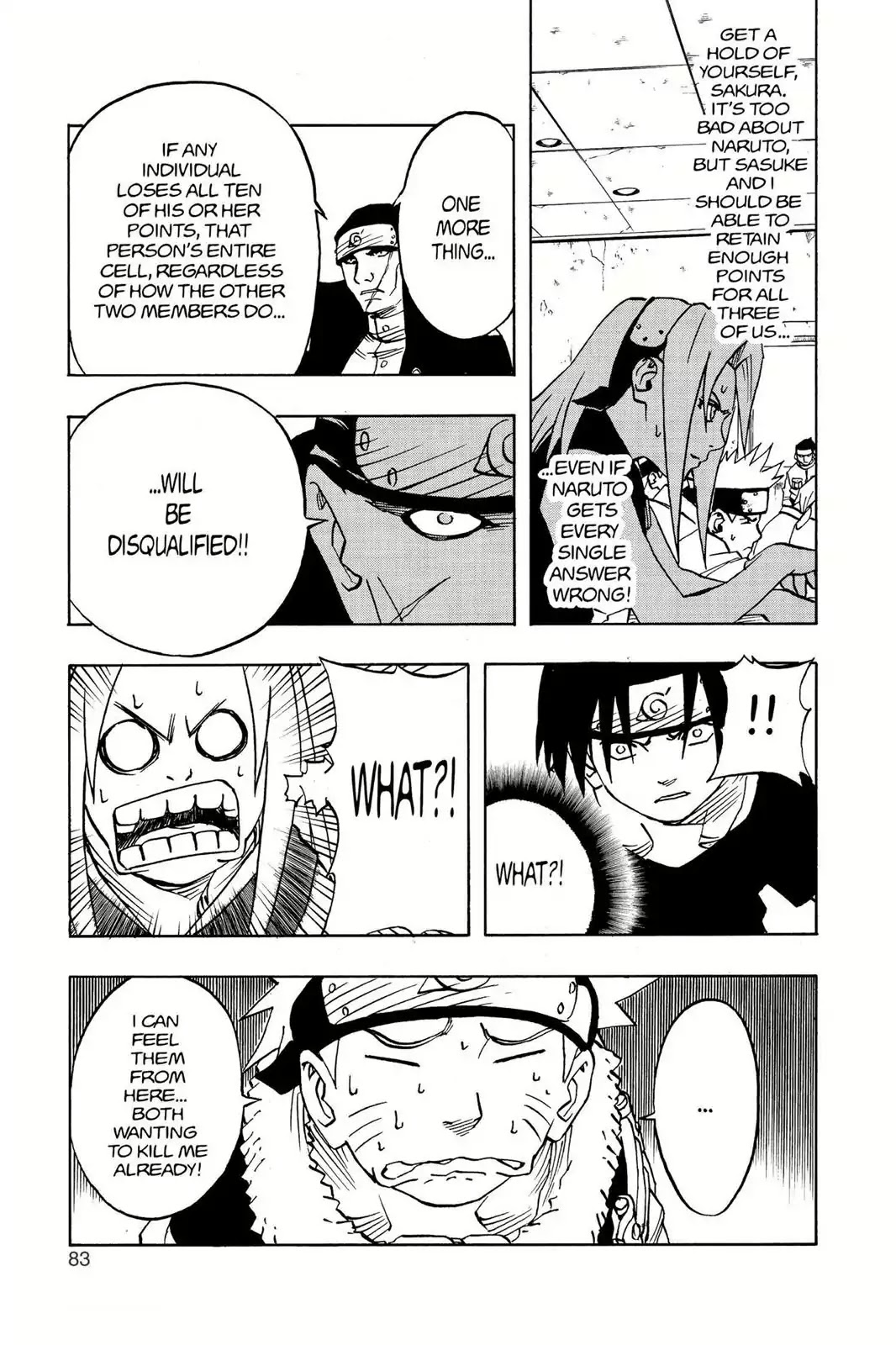 Naruto Chapter 40 page 19 - Chapter 40: The First Test