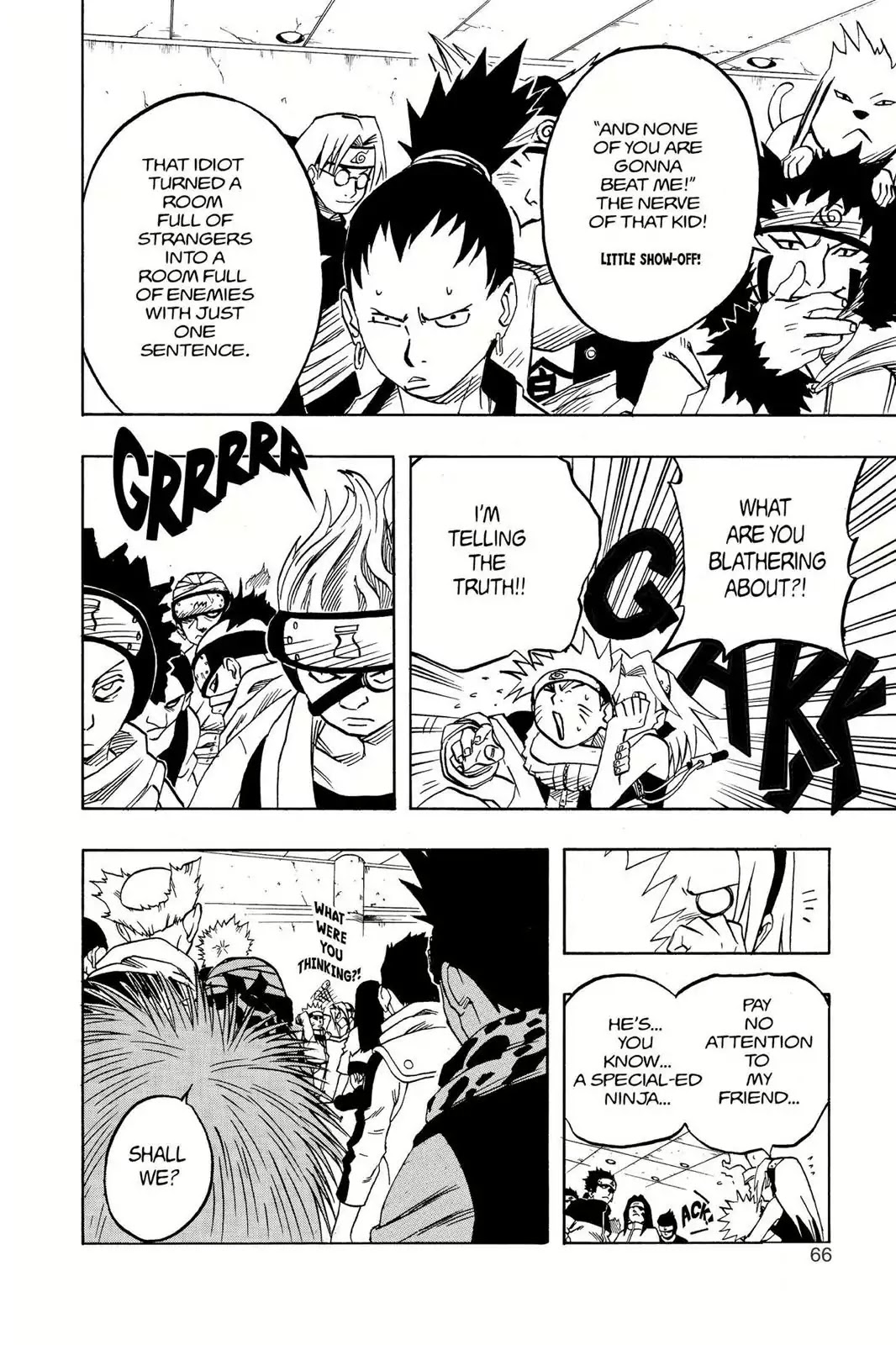 Naruto Chapter 40 page 2 - Chapter 40: The First Test