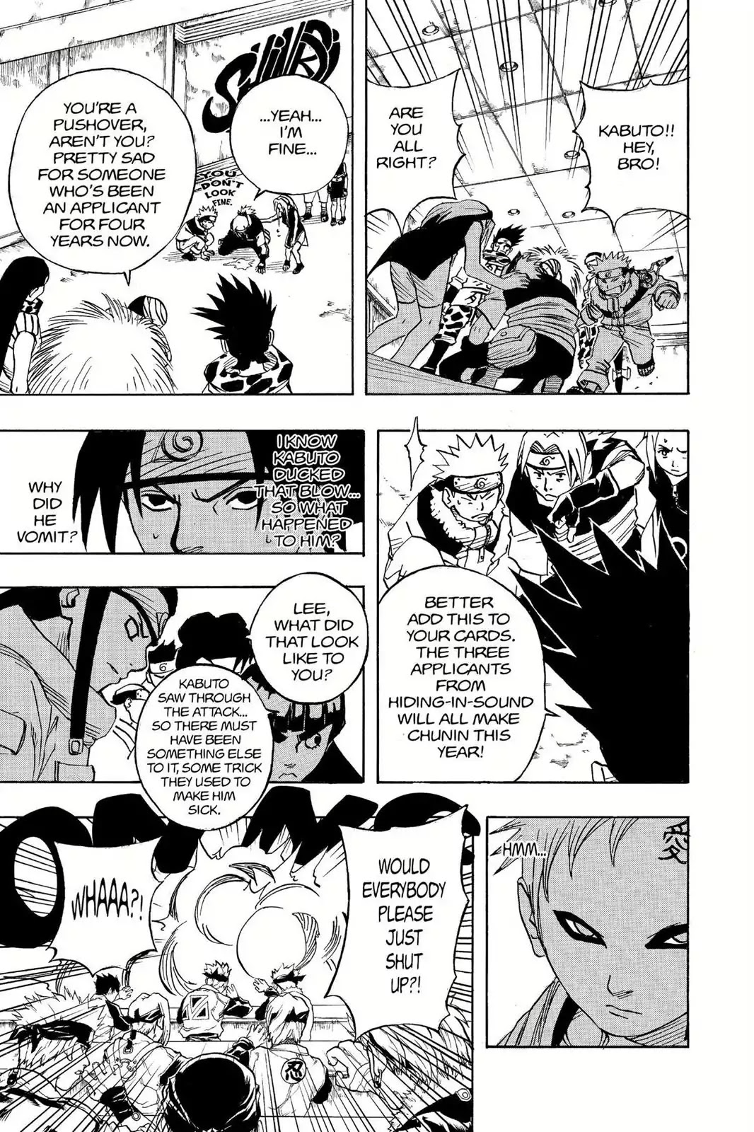 Naruto Chapter 40 page 9 - Chapter 40: The First Test