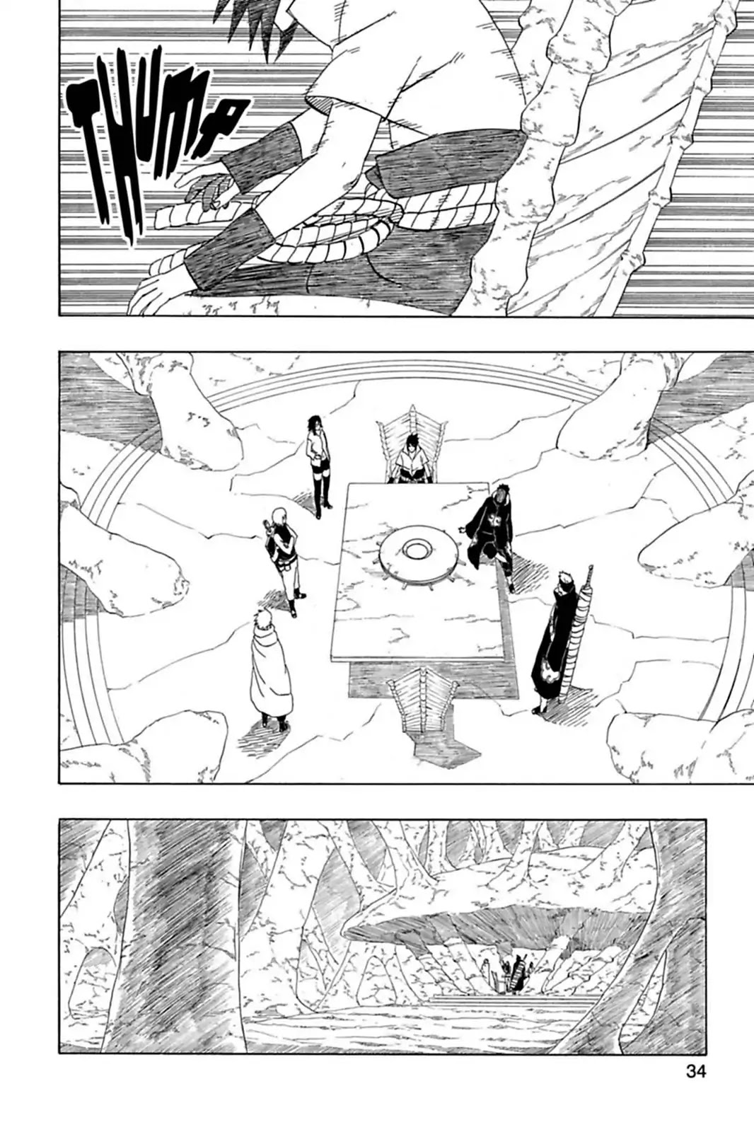 Naruto Chapter 404 page 10 - Chapter 404: Taka & Akatsuki