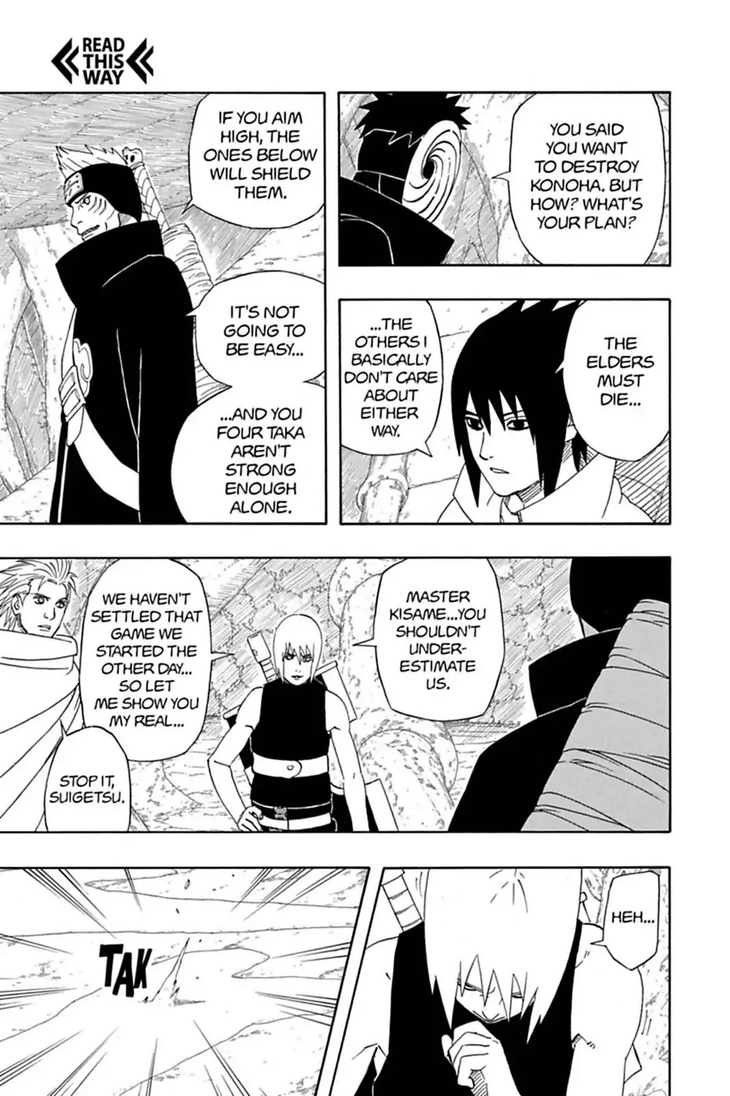 Naruto Chapter 404 page 11 - Chapter 404: Taka & Akatsuki