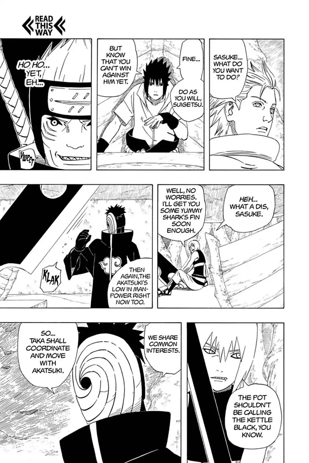 Naruto Chapter 404 page 13 - Chapter 404: Taka & Akatsuki