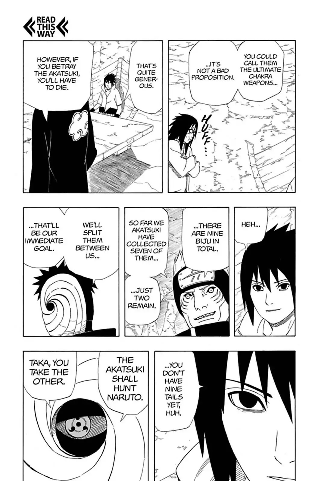 Naruto Chapter 404 page 15 - Chapter 404: Taka & Akatsuki