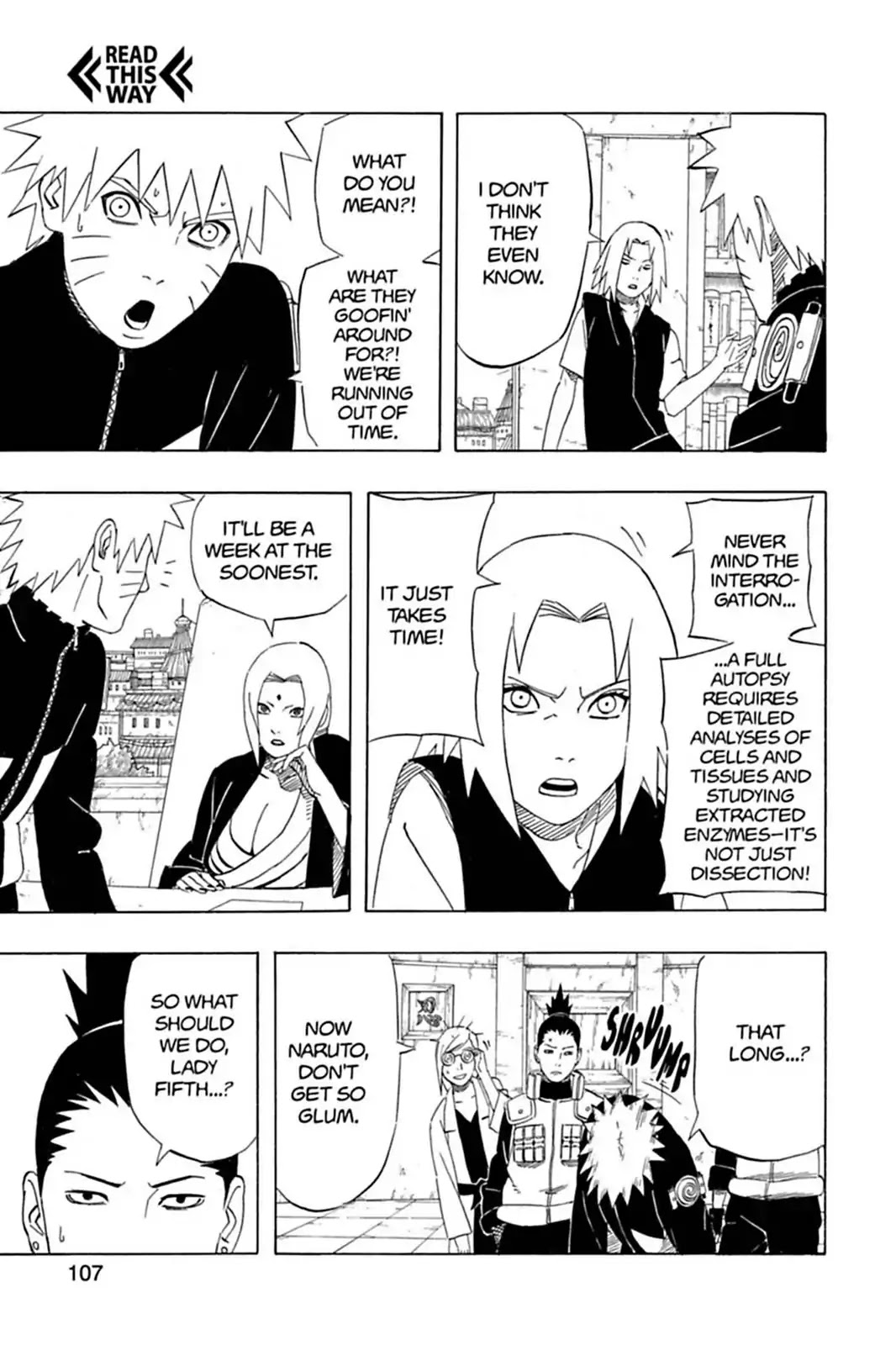 Naruto Chapter 408 page 11 - Chapter 408: Fukasaku's Proposition