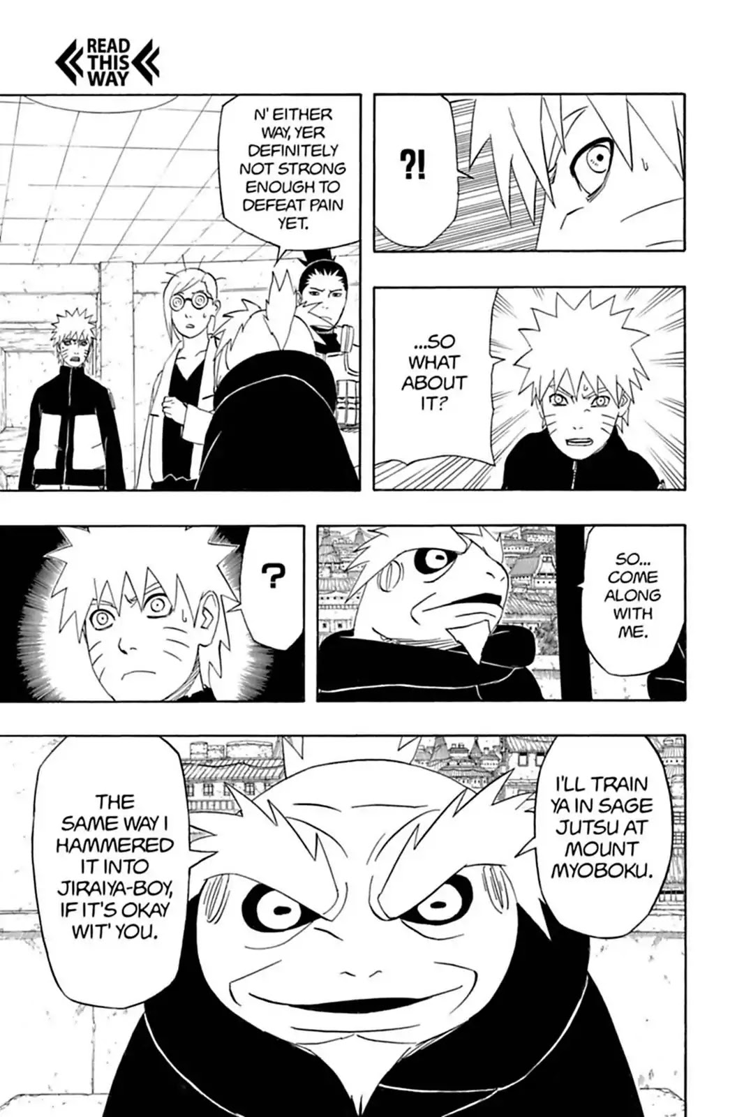 Naruto Chapter 408 page 13 - Chapter 408: Fukasaku's Proposition