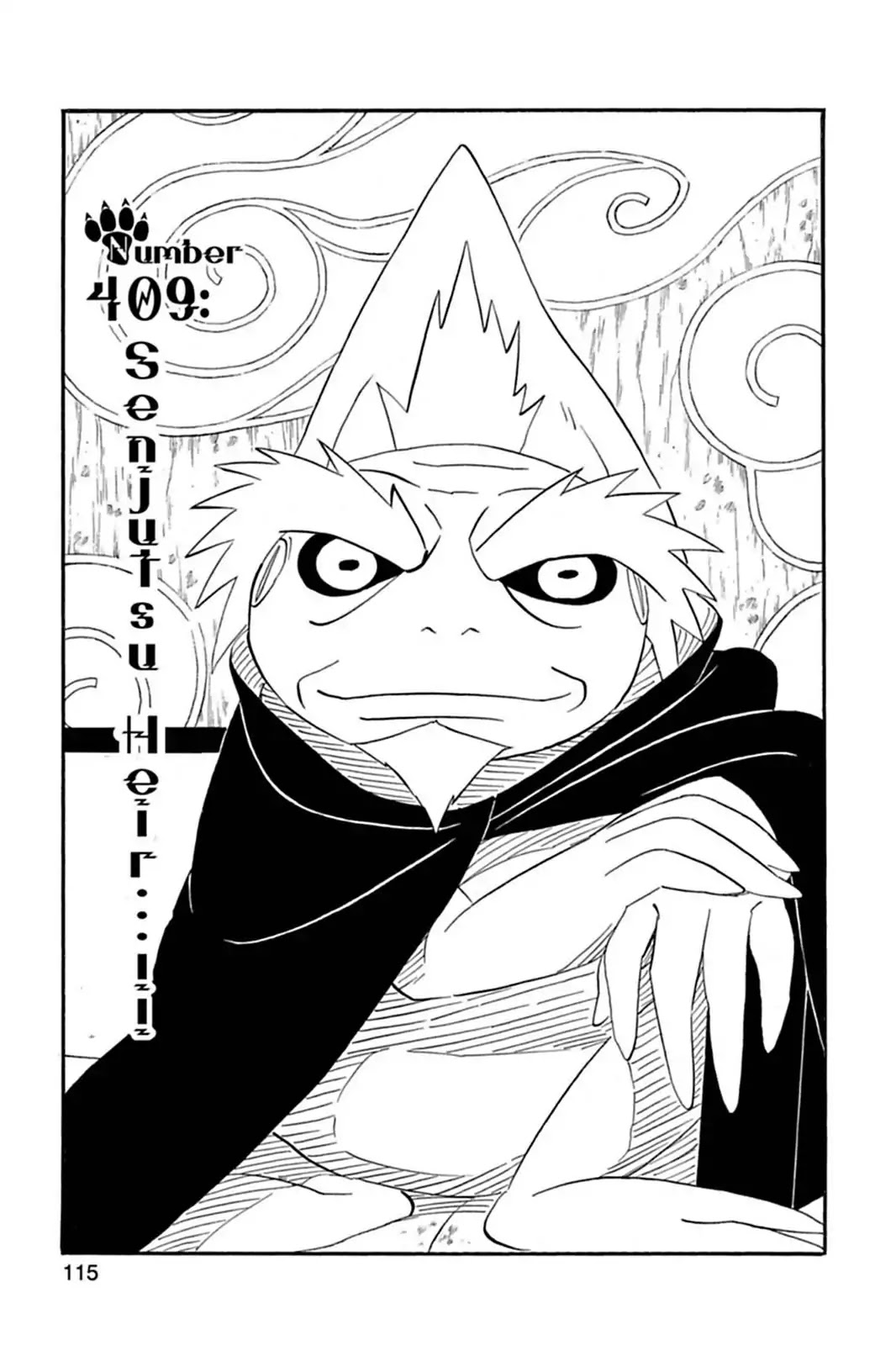 Naruto Chapter 409 page 1 - Chapter 409: Senjutsu Heir...!!