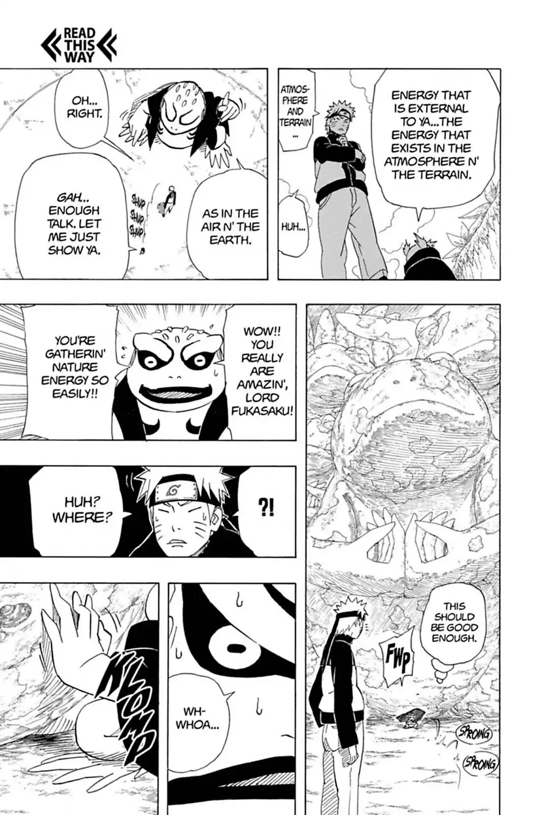 Naruto Chapter 409 page 13 - Chapter 409: Senjutsu Heir...!!